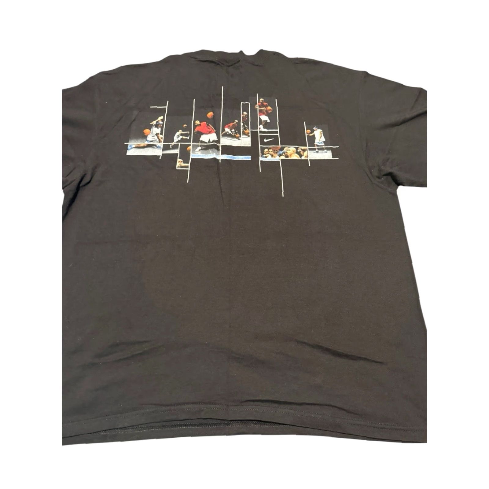 Nike VINTAGE Nike Freestyle T-Shirt XL Black Crew Neck Short Sleeve Basketball Promo 2001 Nike Air Men Size XL Size US XL / EU 56 / 4 - 6 Thumbnail