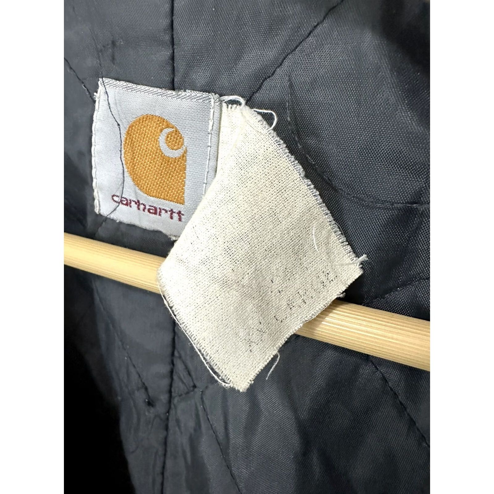 Carhartt VTG Carhartt Sun Faded Thrashed Distressed WIP Hooded Quilted Lined Jacket 2XL Size US XXL / EU 58 / 5 - 3 Thumbnail