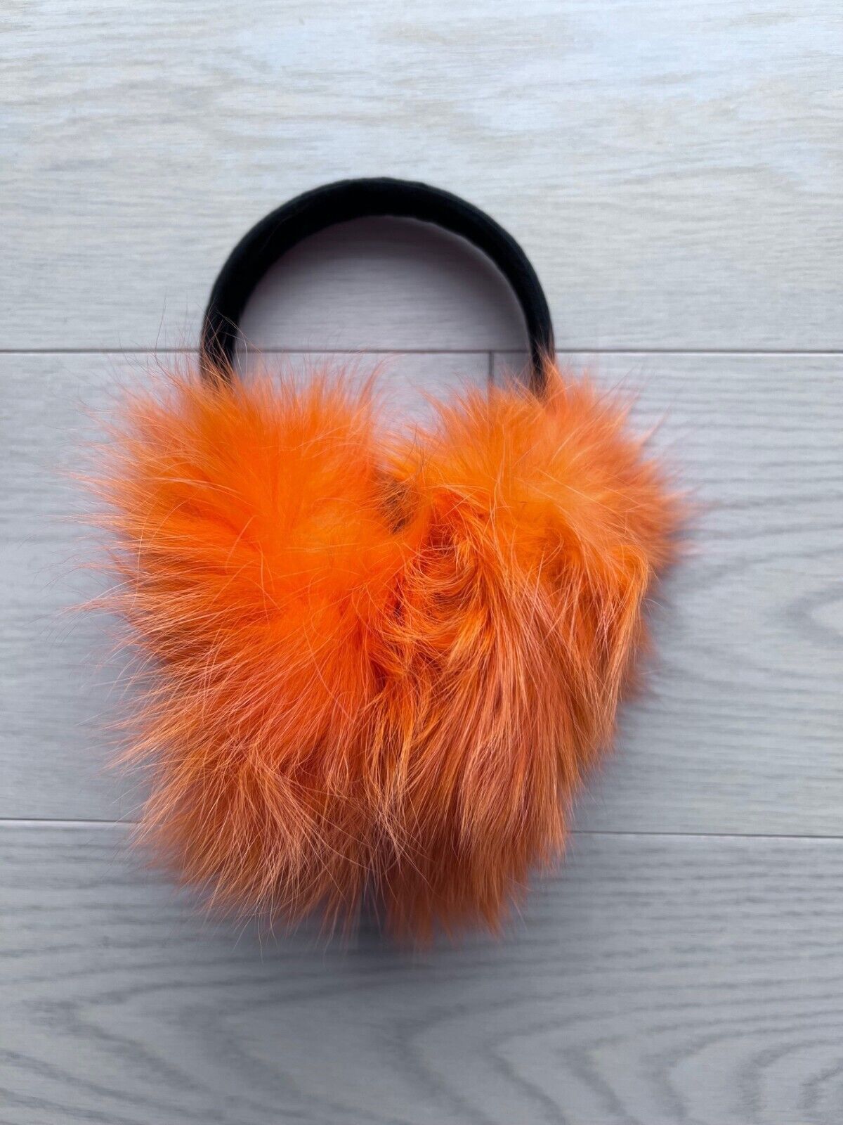 Other Sable Originals Fox Fur Foldable Ear Muffs Orange Size ONE SIZE - 1 Thumbnail