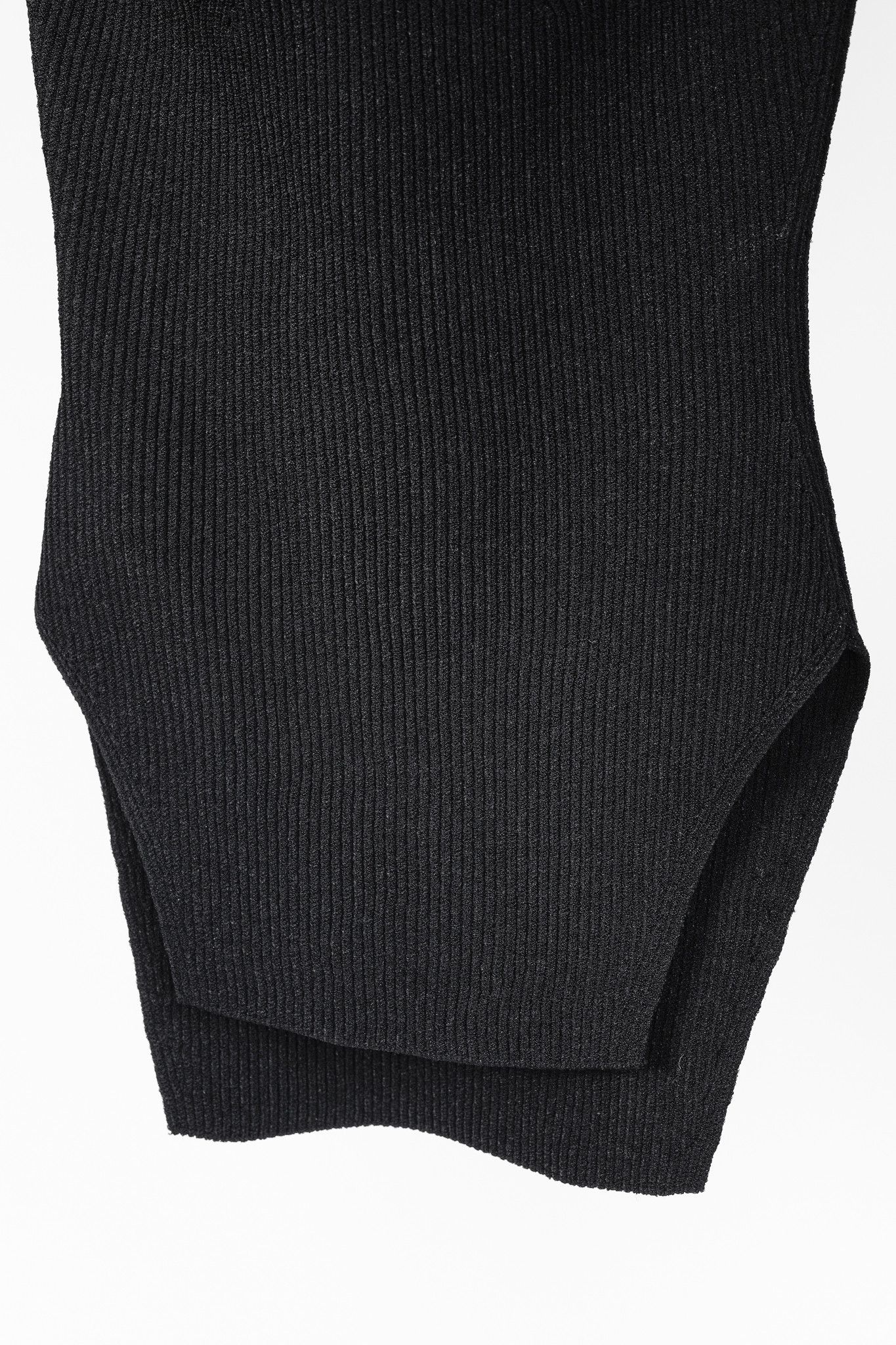 KHAITE KHAITE Maddy Black Ribbed Bustier Sweater Size M / US 6-8 / IT 42-44 - 7 Thumbnail