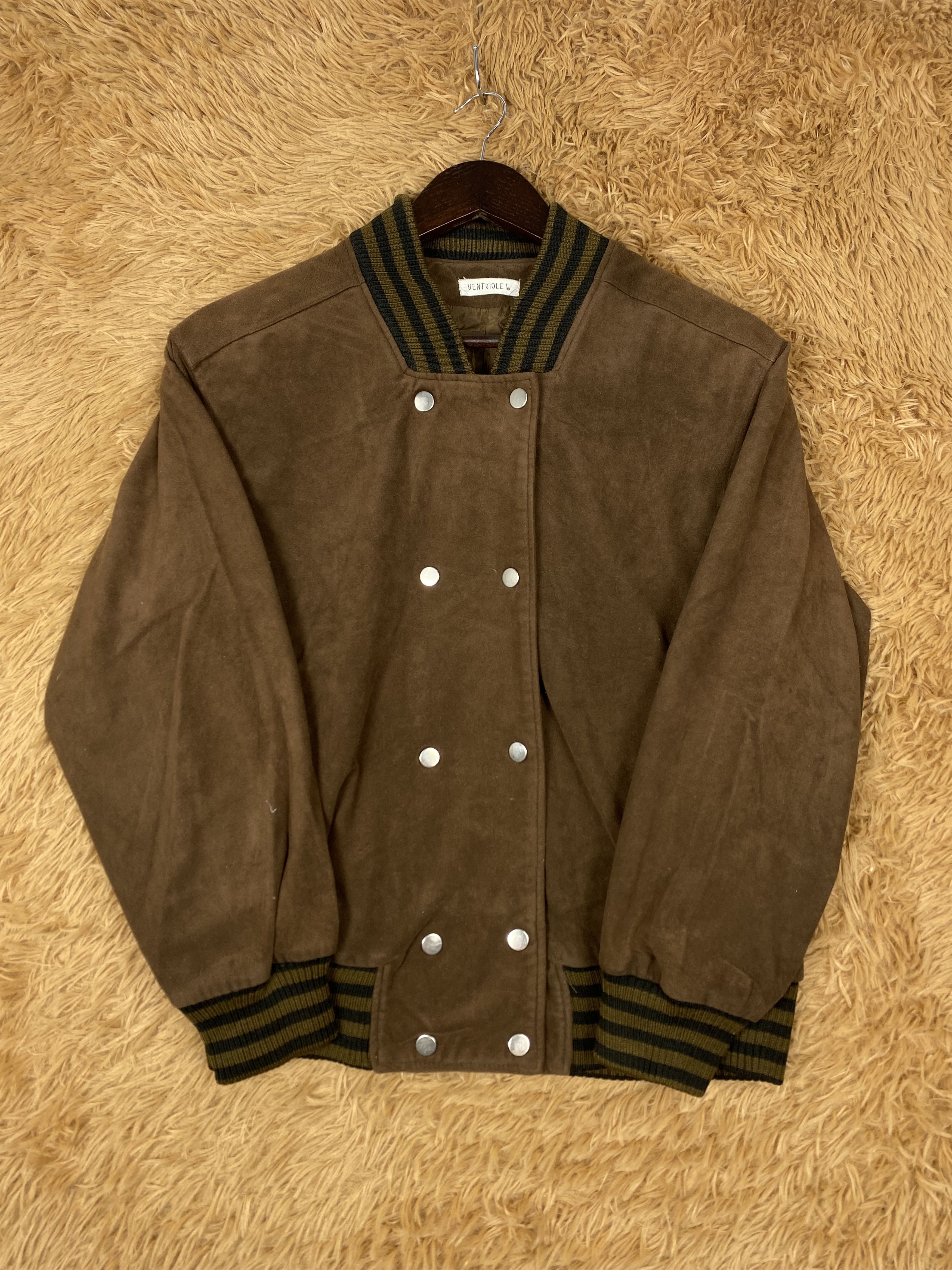 Japanese Brand Vintage Vent Violet Varsity Jacket DJ0434 Size US S / EU 44-46 / 1 - 4 Thumbnail