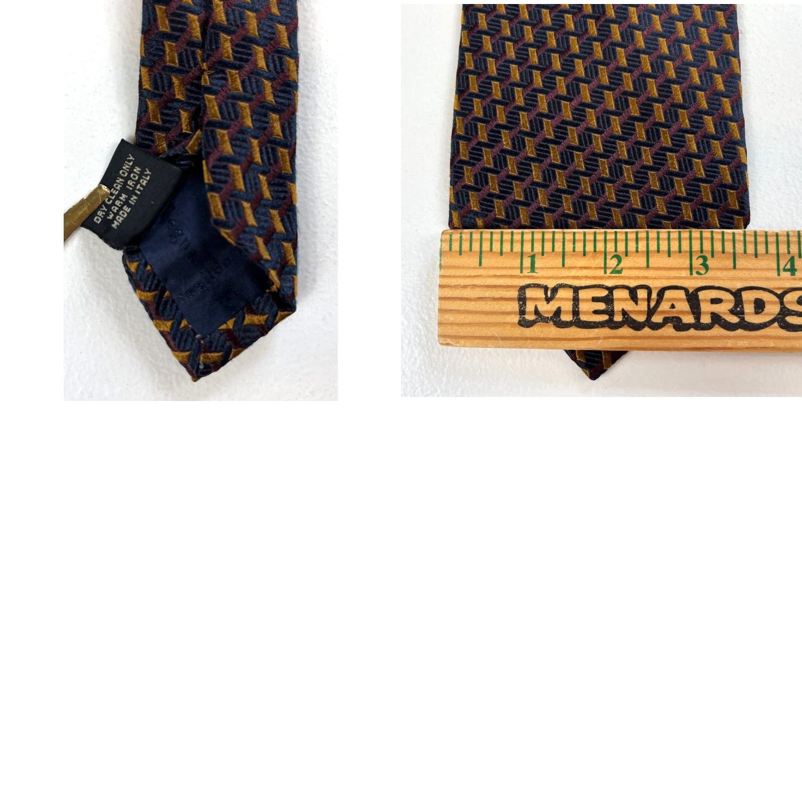 Ermenegildo Zegna VINTAGE Men's Ermenegildo Zegna Luxury Silk Tie Woven Textured Made in Italy Size ONE SIZE - 9 Thumbnail