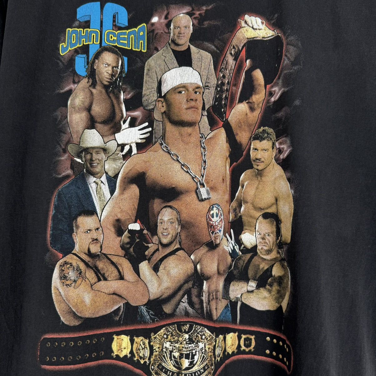 WWE Vintage WWE John Cena Champion Roster Wrestling Euro T Shirt Size US XL / EU 56 / 4 - 3 Thumbnail