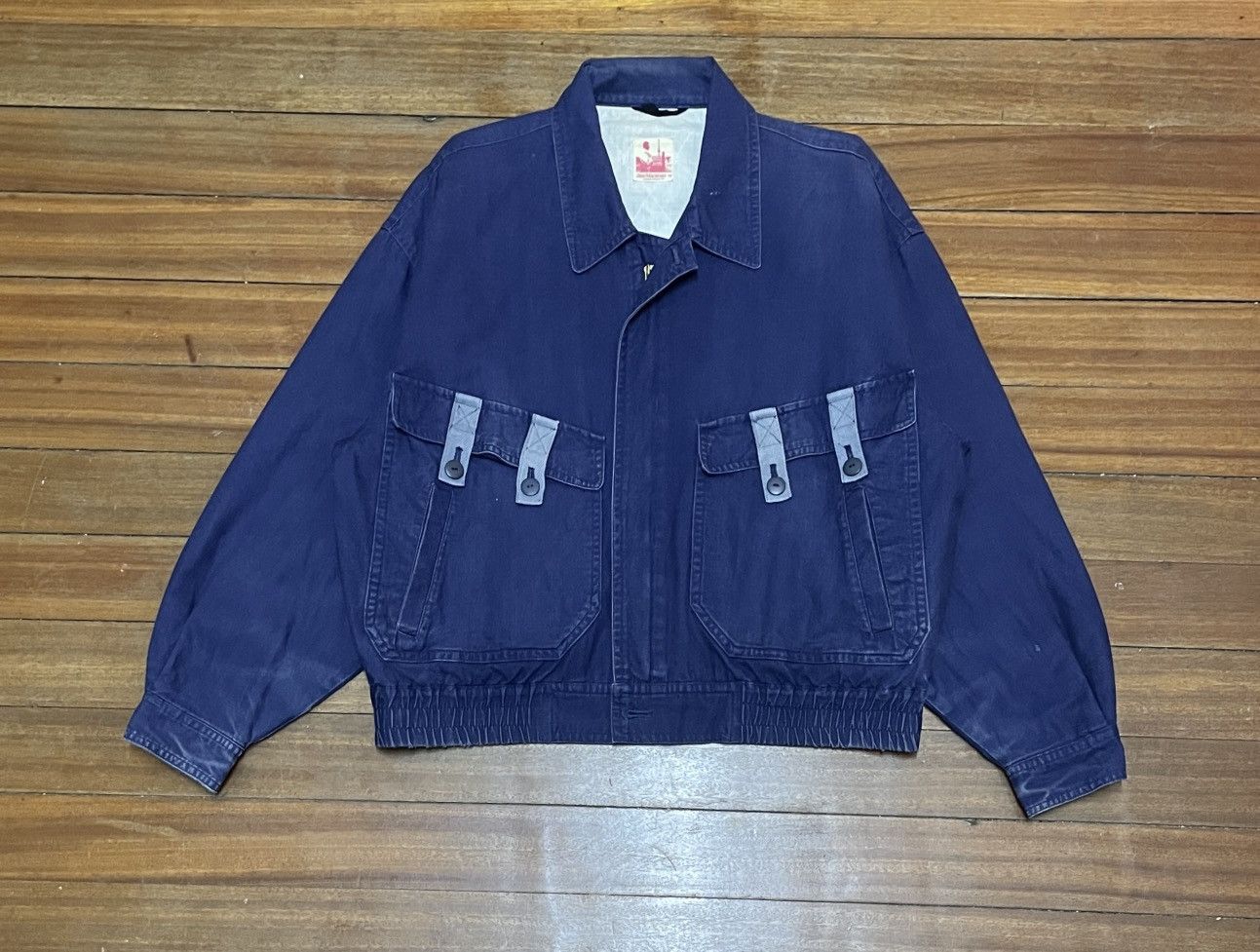 Japanese Brand × Vintage Rare Design Vintage Brand Jimmy Macroad Bomber Jacket 1980s Size US M / EU 48-50 / 2 - 1 Thumbnail
