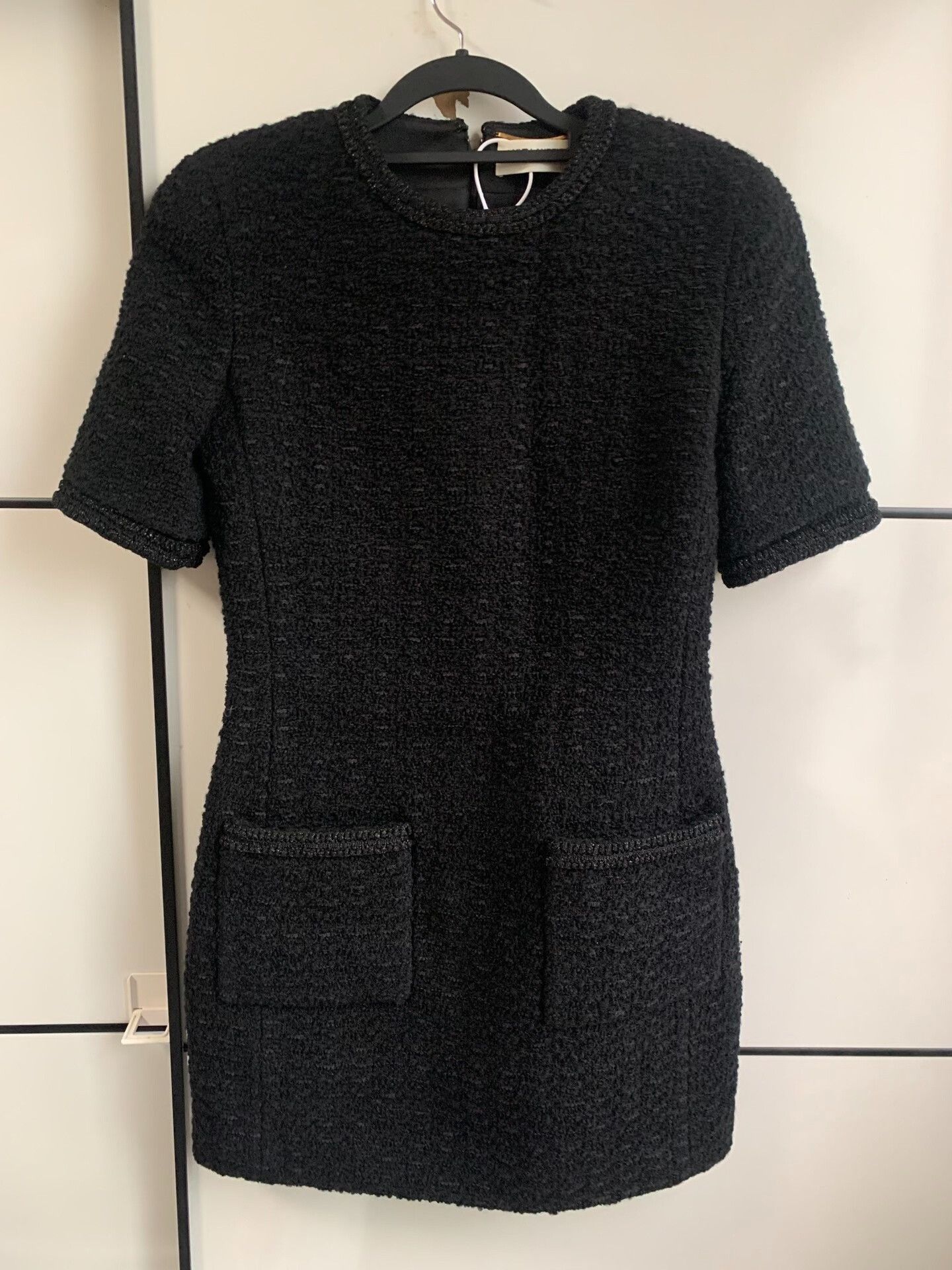 Saint Laurent Paris Saint Laurent Tweed Little Black Dress Size XS / US 0-2 / IT 36-38 - 1 Thumbnail