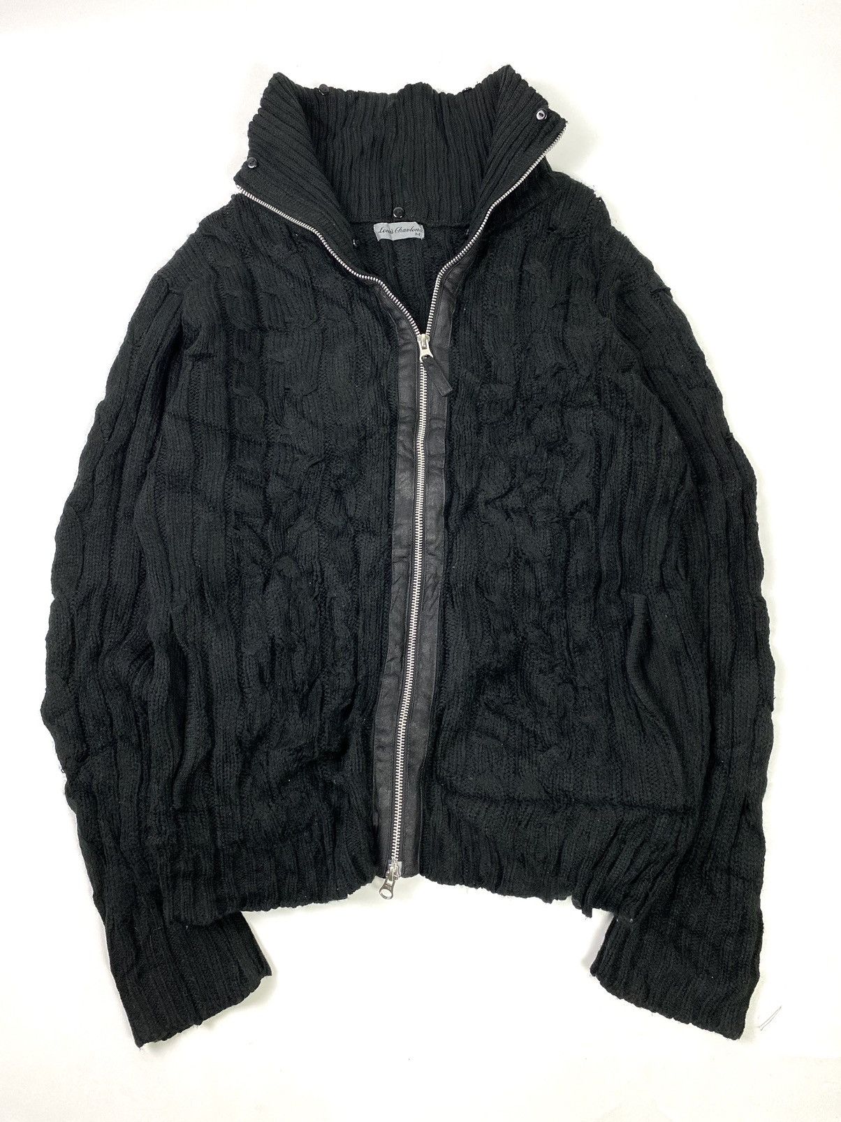 If Six Was Nine × Japanese Brand × Le Grande Bleu (L.G.B.) Louis chavlon black knitted ifsixwasnine style Size US M / EU 48-50 / 2 - 2 Thumbnail