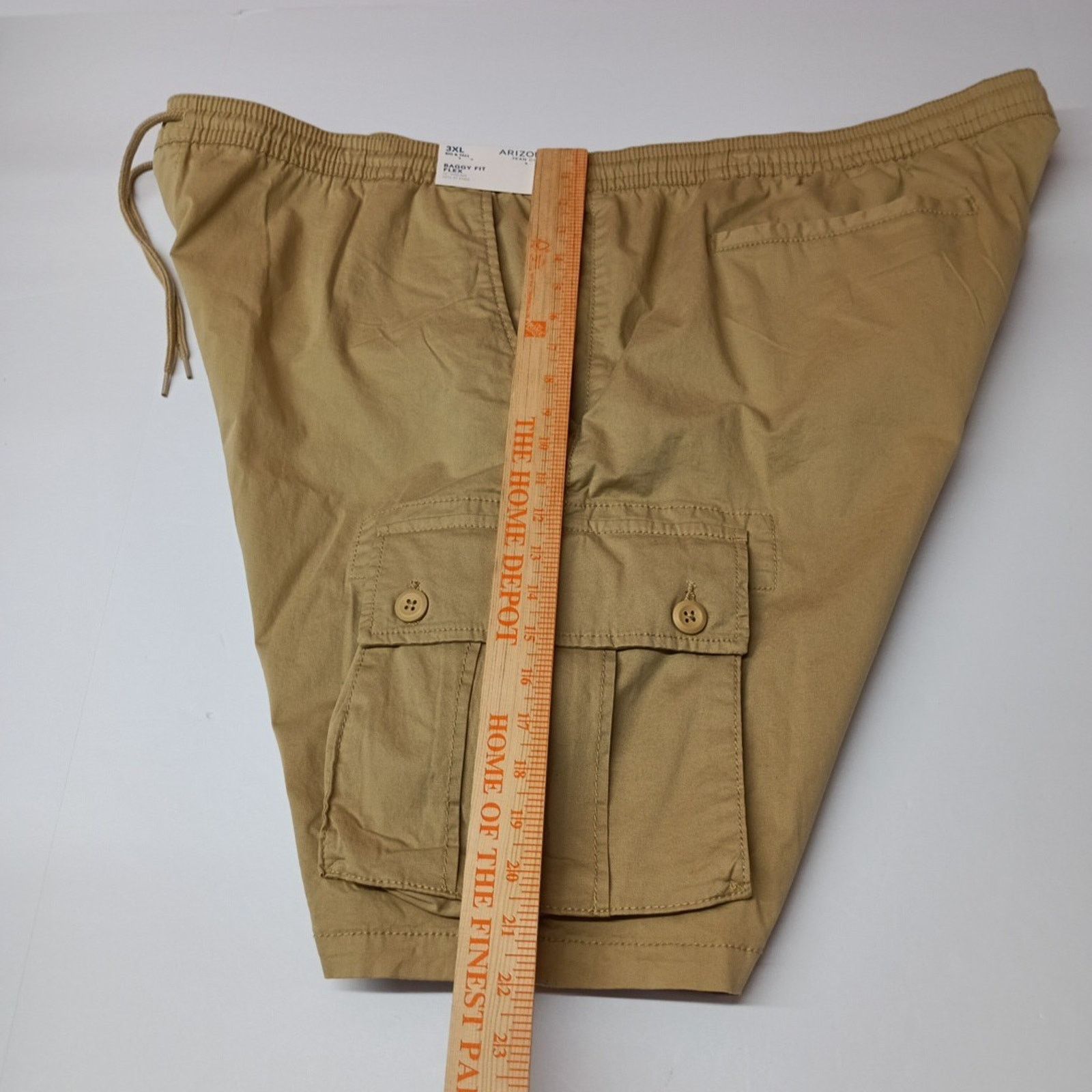 Arizona Jean Co. Arizona Baggy Fit Flex Cargo Shorts Men's Size 3XL Khaki Size US 44 / EU 60 - 6 Thumbnail
