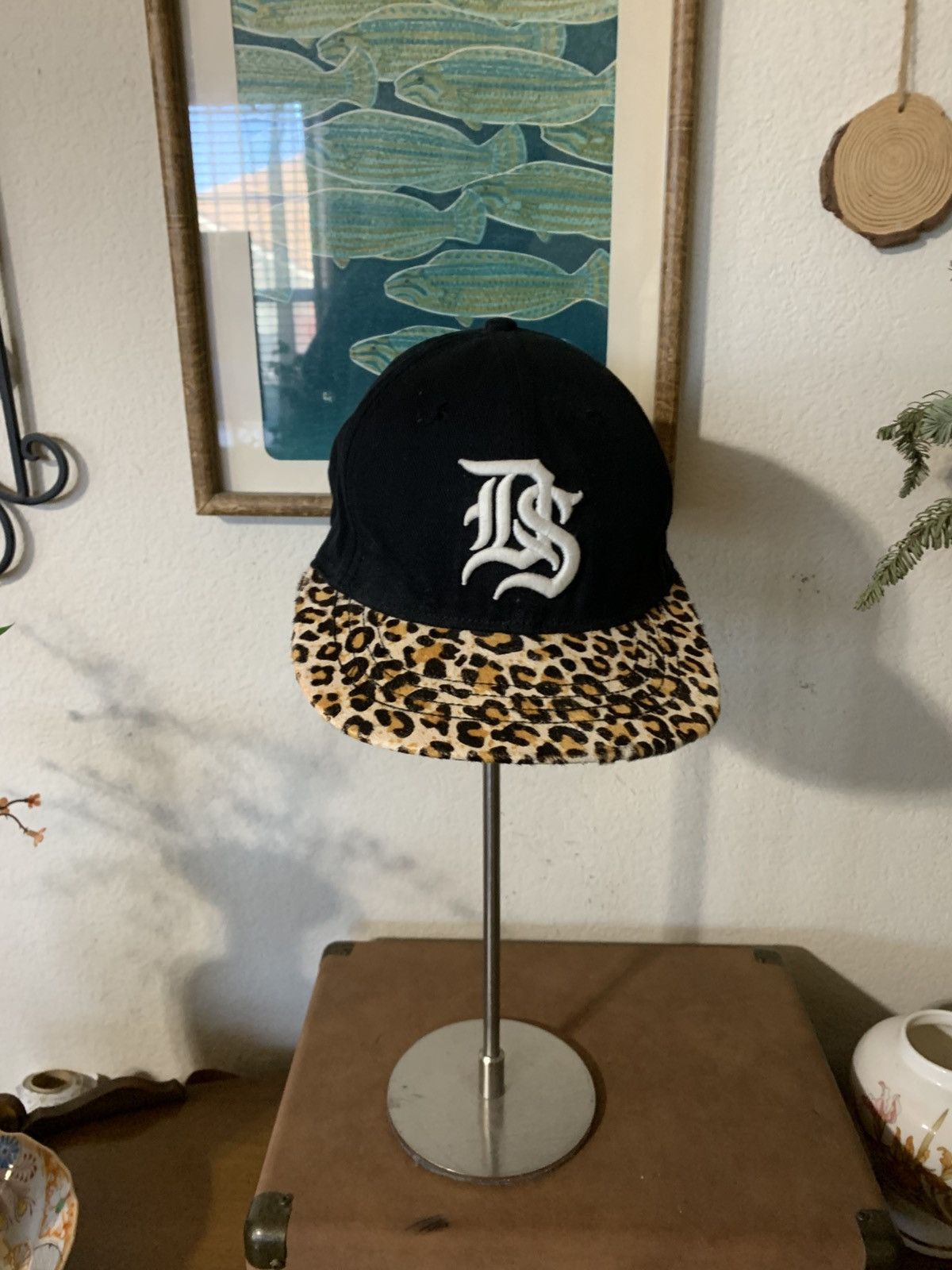 Denim & Supply Ralph Lauren × Ralph Lauren D&S Cheetah Print Fur Bill baseball cap Size ONE SIZE - 2 Thumbnail