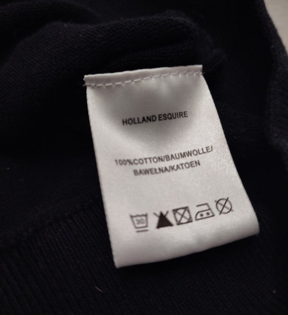 Other HOLLAND ESQUIRE Black Knit 1/4 zip Jumper England style Size US M / EU 48-50 / 2 - 13 Thumbnail
