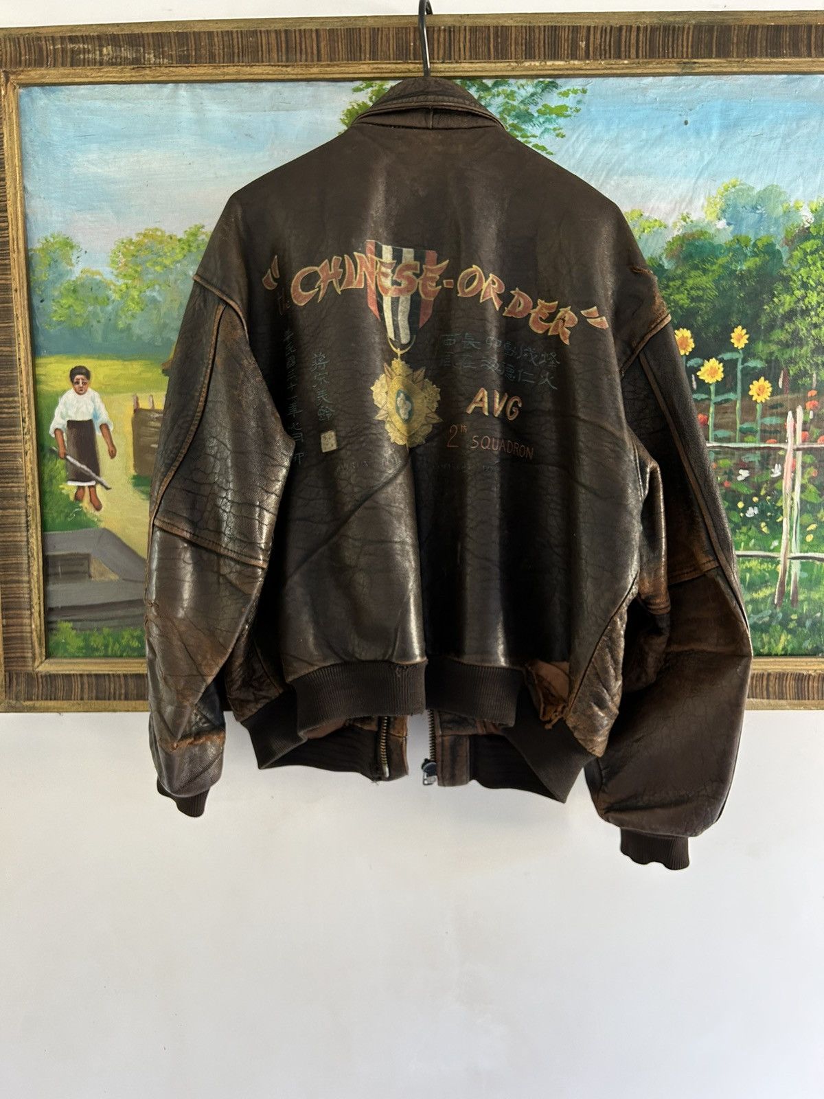 Avirex Avirex Vintage Leather Jacket “Chinese Order” Flying Tigers Size US L / EU 52-54 / 3 - 17 Thumbnail