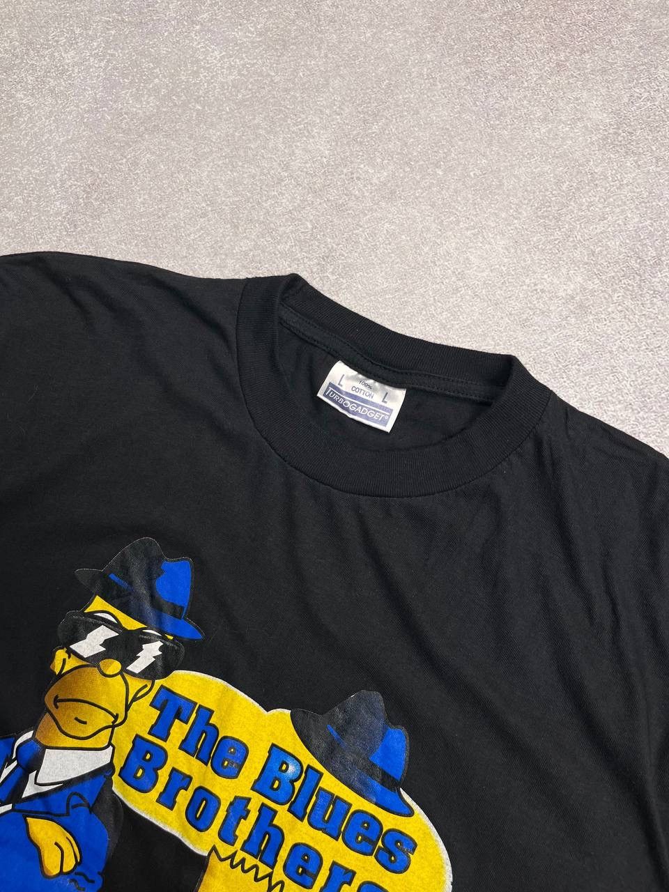 Other Vintage The Simpsons 90's The Blues Brothers Boxy T-shirt L Size US L / EU 52-54 / 3 - 3 Thumbnail