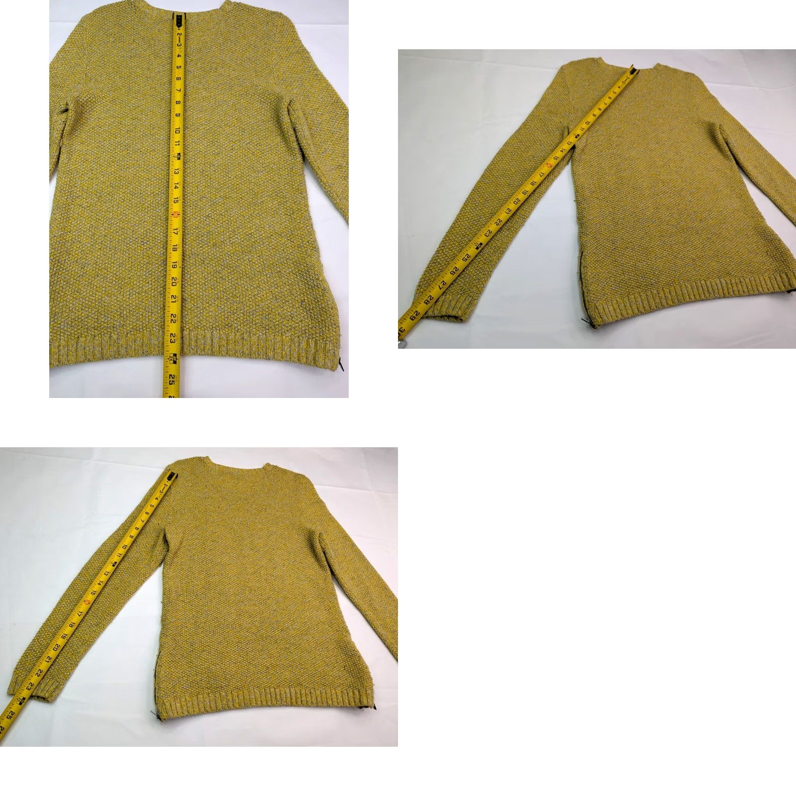 Talbots Talbots Sweater Women M Wool Blend Chunky Cable Knit Pullover Bottom Cuff Zip Size M / US 6-8 / IT 42-44 - 9 Thumbnail
