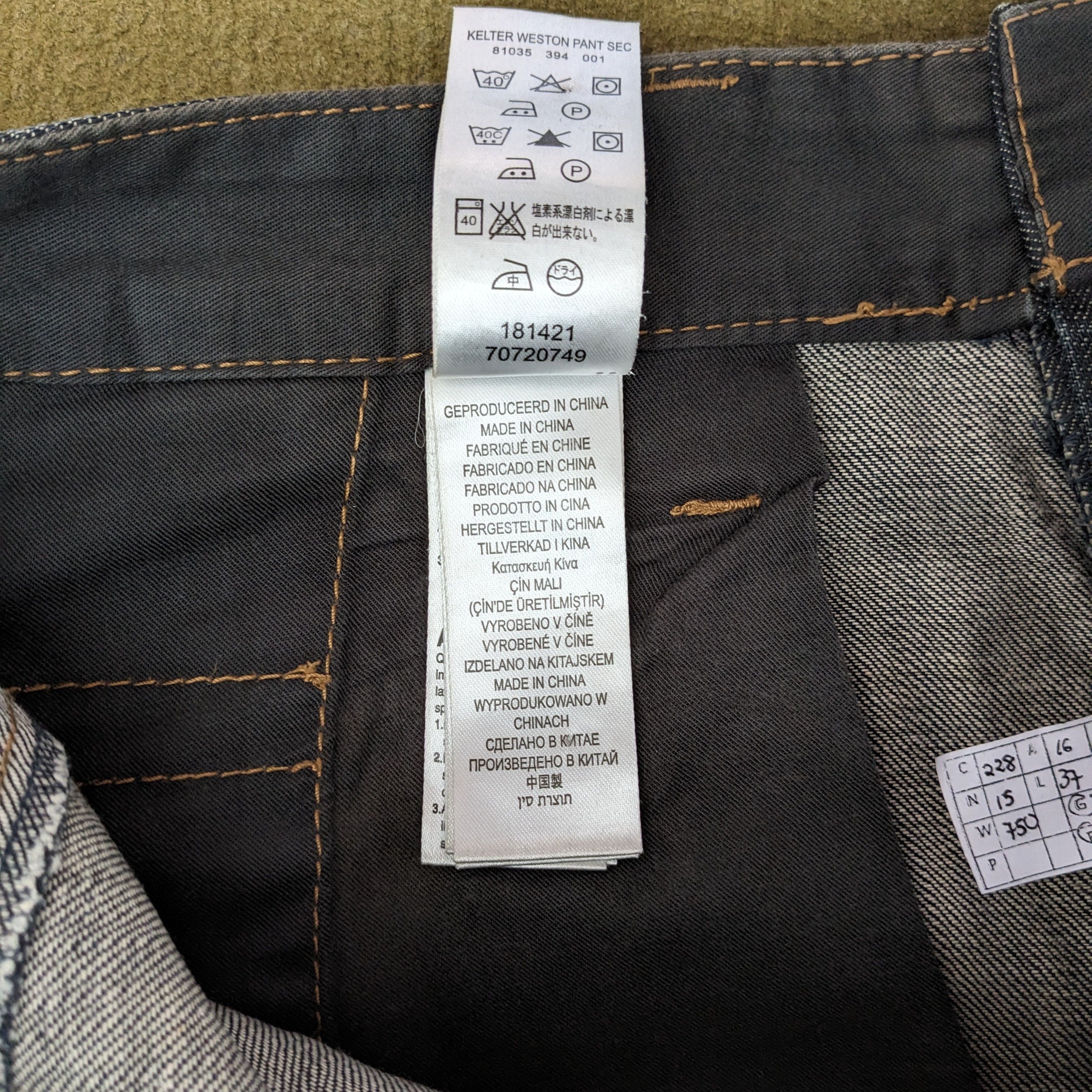 G-Star Vintage G-STAR RAW Japanese Fashion Brand Denim Jeans Size US 32 / EU 48 - 10 Thumbnail