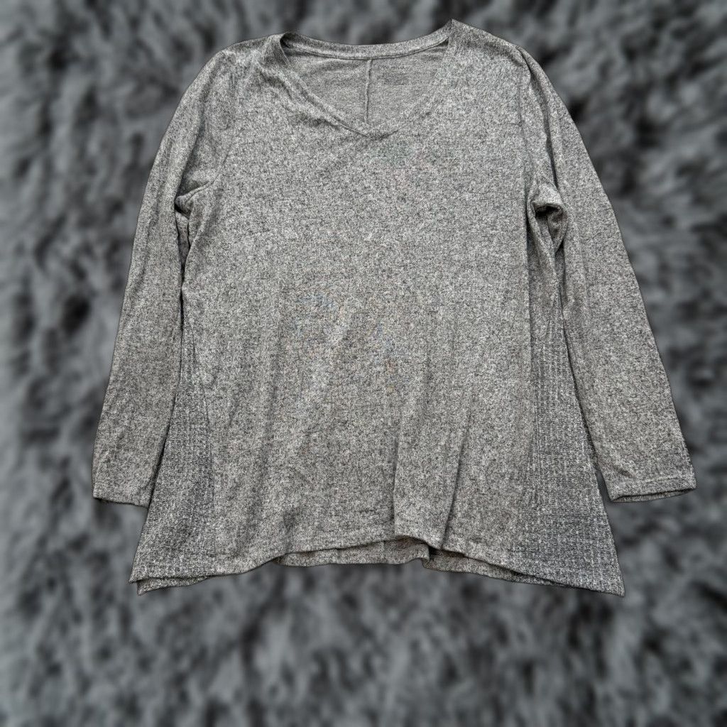 Vintage Lane Bryant Sweater Womens 14/16 Gray Long Sleeve Soft Lightweight Pullover Top Size XL / US 12-14 / IT 48-50 - 1 Thumbnail