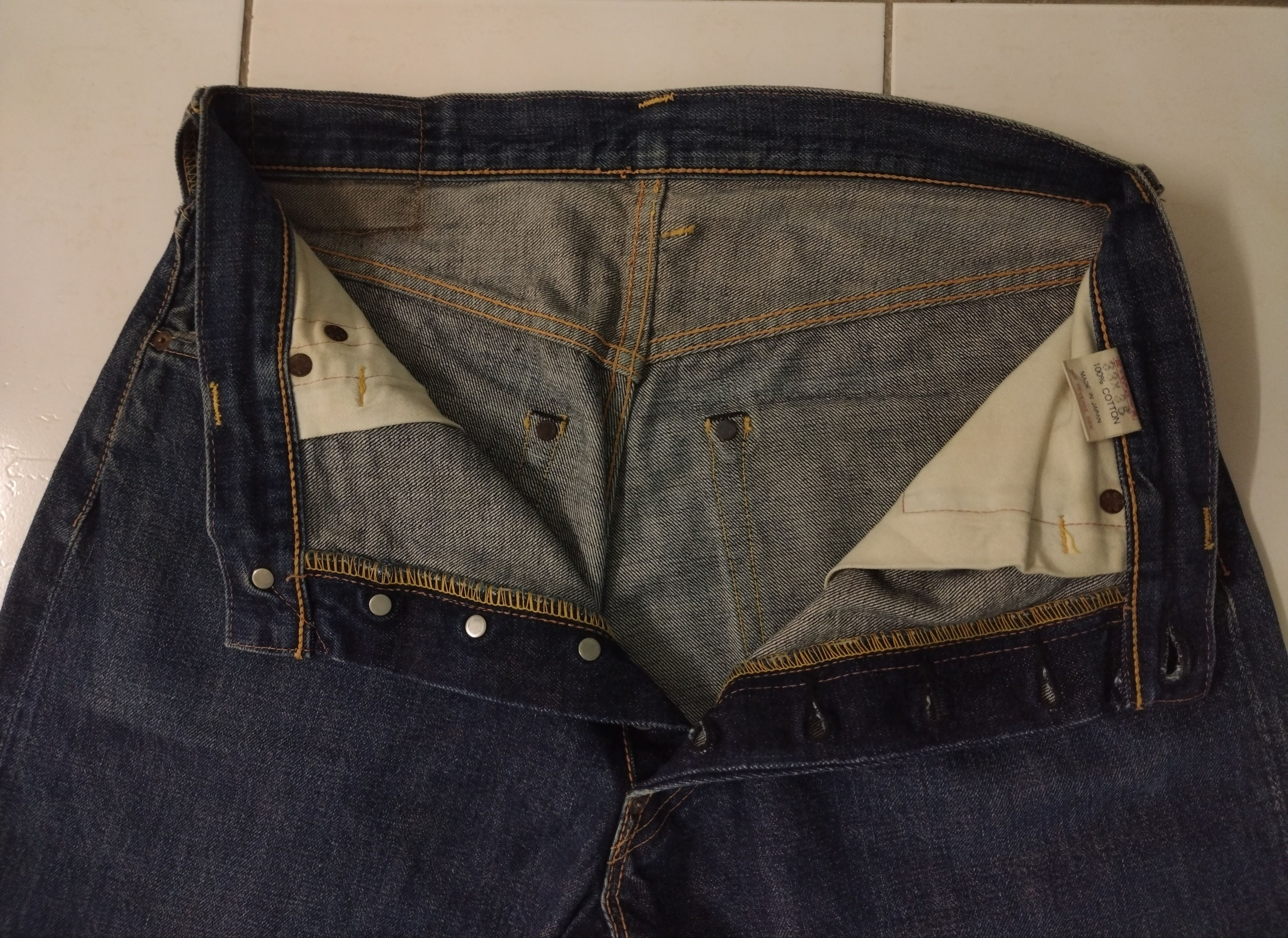 Evisu 💥SENDOFFER💥 Vtg Evisu No.2 Dowluck Selvedge Denim 33X35 Size US 32 / EU 48 - 8 Thumbnail