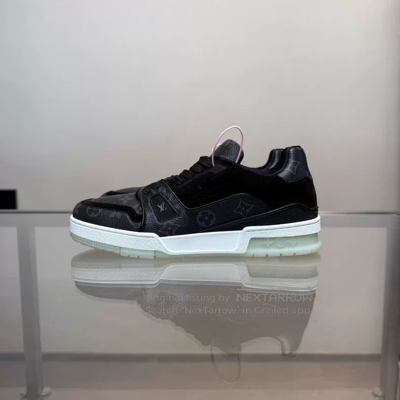 Louis Vuitton Louis Vuitton TRAINER Black presbyopia shoes Size US 7 / EU 40 - 3 Thumbnail