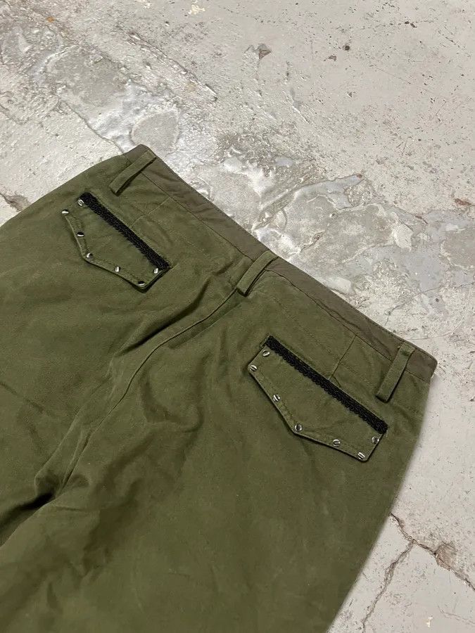 Daniele Alessandrini Daniele Alessandrini Cross Patch Olive Pants Size US 31 - 10 Thumbnail