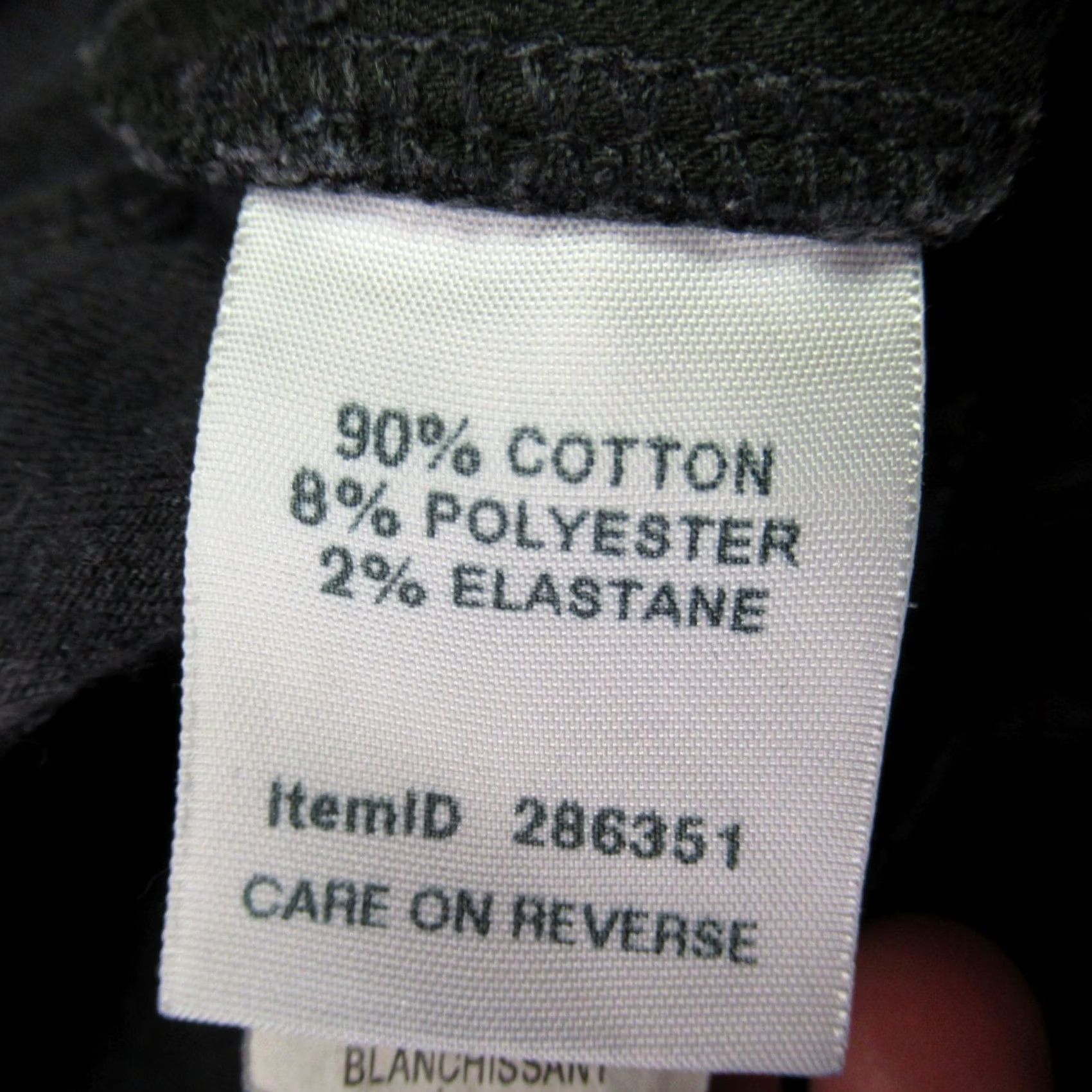Vintage L.L. Bean Pants Women 10 Tall Lightweight Straight Leg Outdoors Regular Black Size 32" / US 10 / IT 46 - 4 Thumbnail