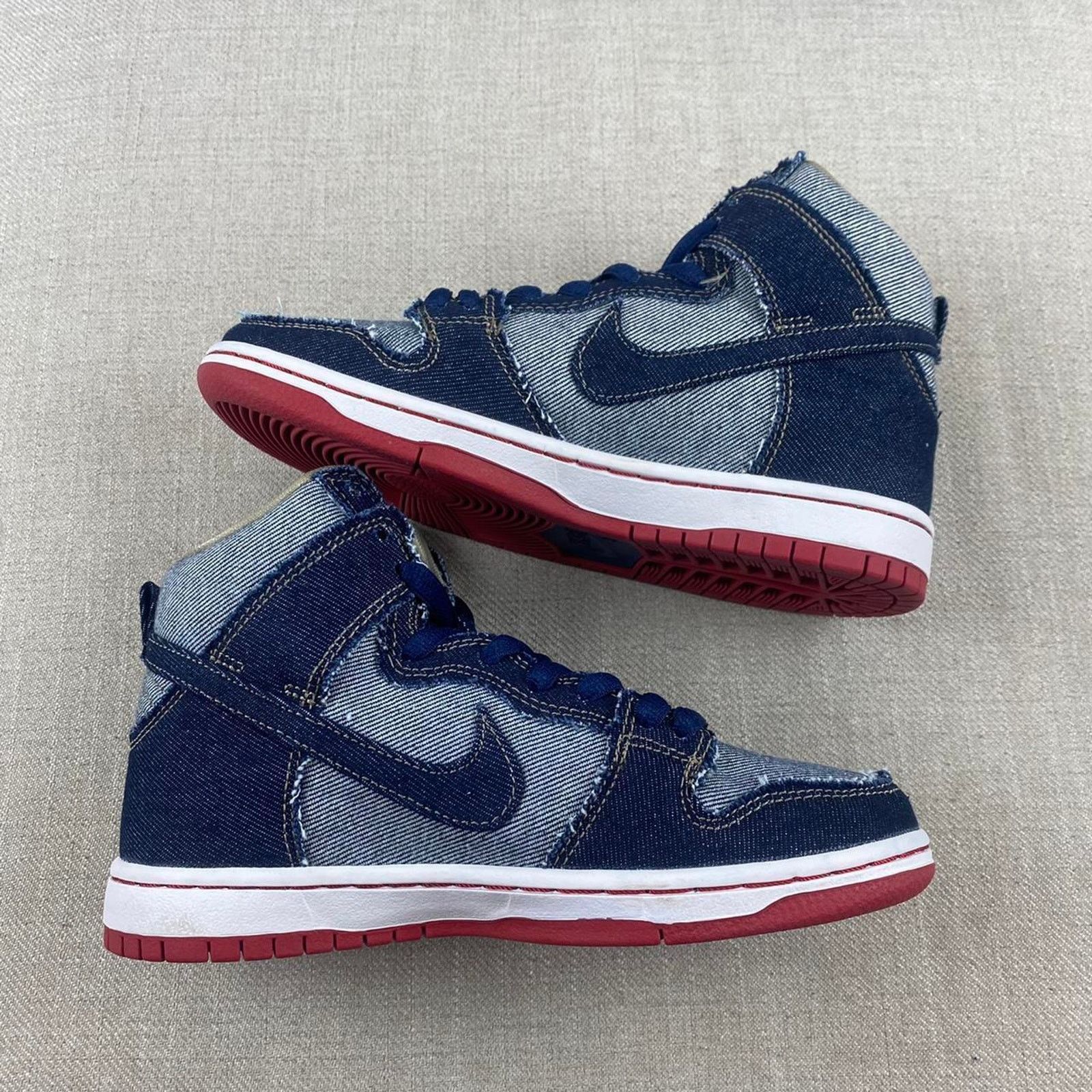 Nike Nike SB Dunk High “Reese Forbes Denim” Size US 5.5 / IT 35.5 - 4 Thumbnail