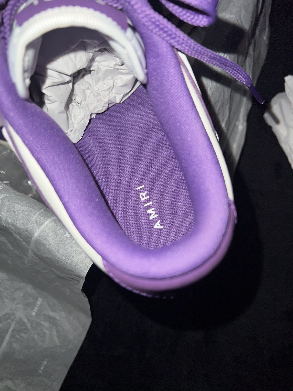 Amiri Amiri Skel Low-Top “Purple” BNWT Size US 11 / EU 44 - 14 Thumbnail