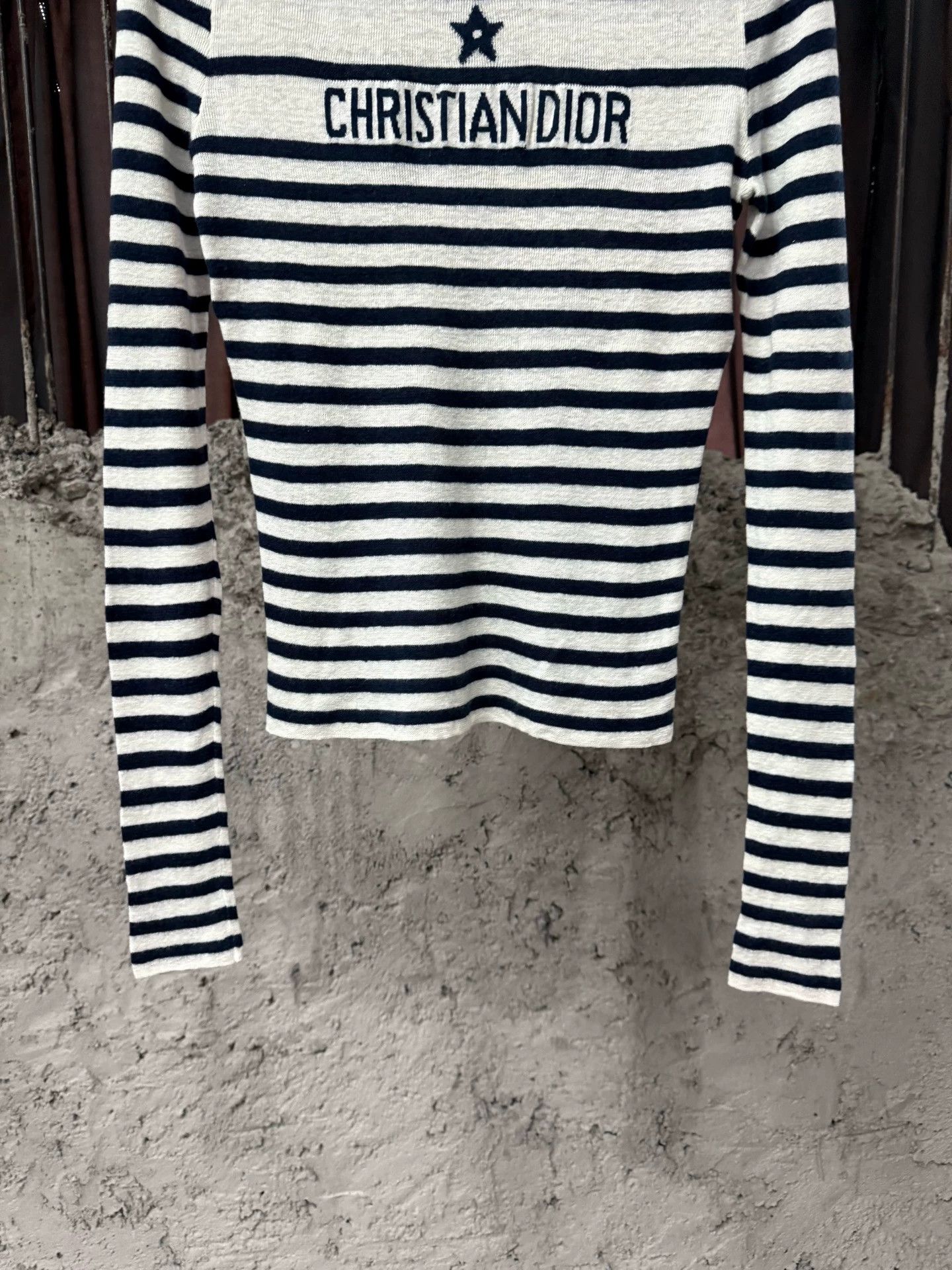 Dior Dior Star Striped Knit Long-Sleeve Women's 34 Size XS / US 0-2 / IT 36-38 - 4 Thumbnail