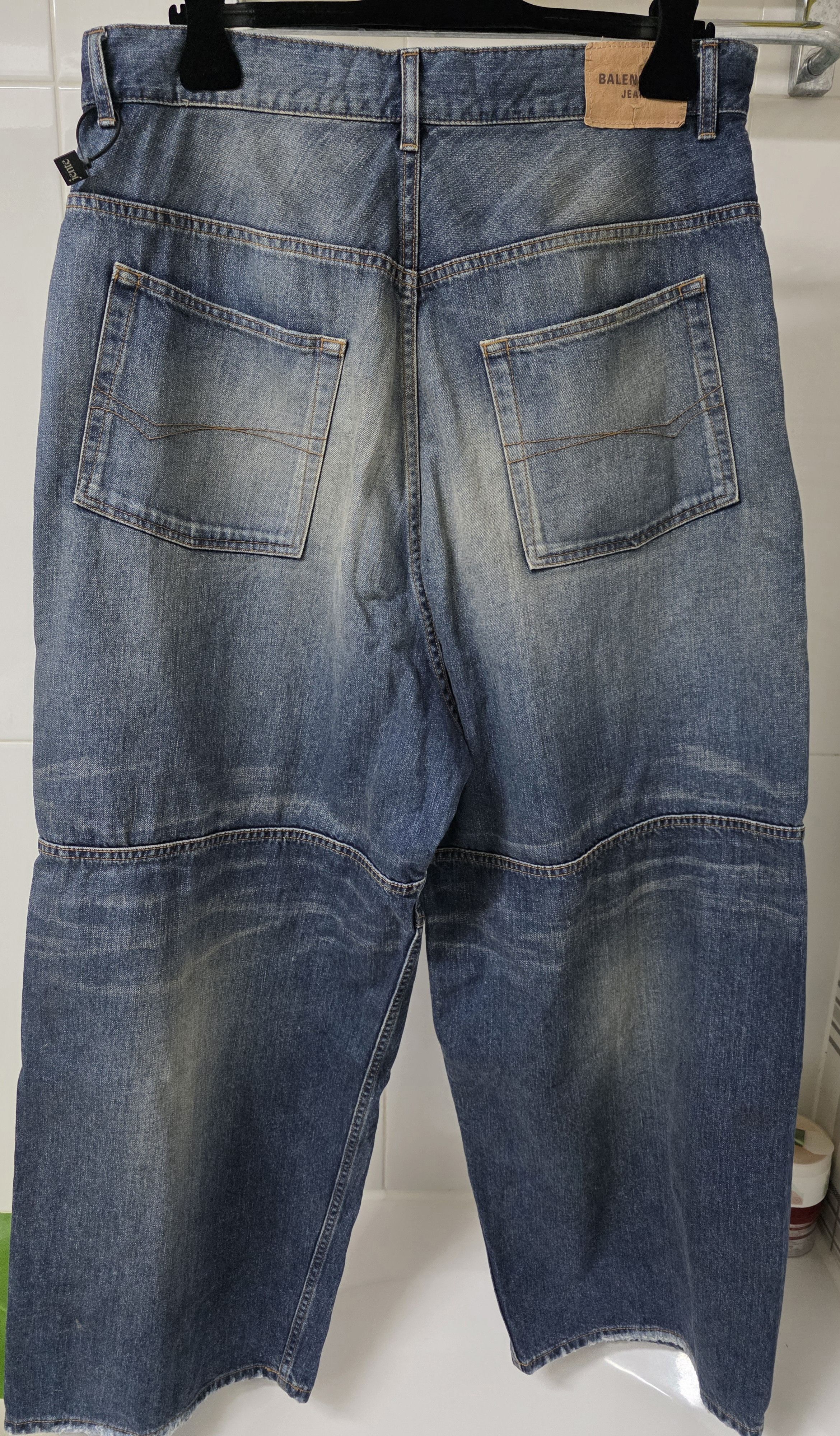 Balenciaga [Rare] Balenciaga Double Knee Denim Pants XS Size US 32 / EU 48 - 2 Thumbnail