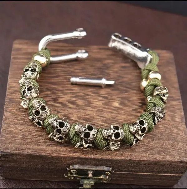 Jewelry Adjustable Skeleton Bangles Bracelet Size ONE SIZE - 3 Thumbnail