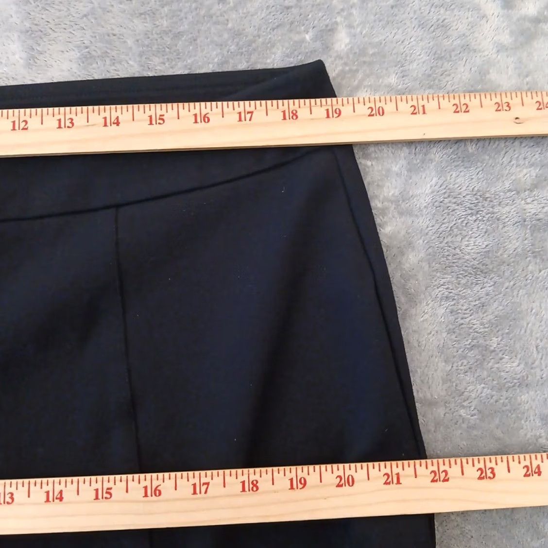 Vintage Zac & Rachel Cropped Pants Womens XL Black Flare Pull On Stretch 38x25.5 Size 40" / US 18 - 3 Thumbnail