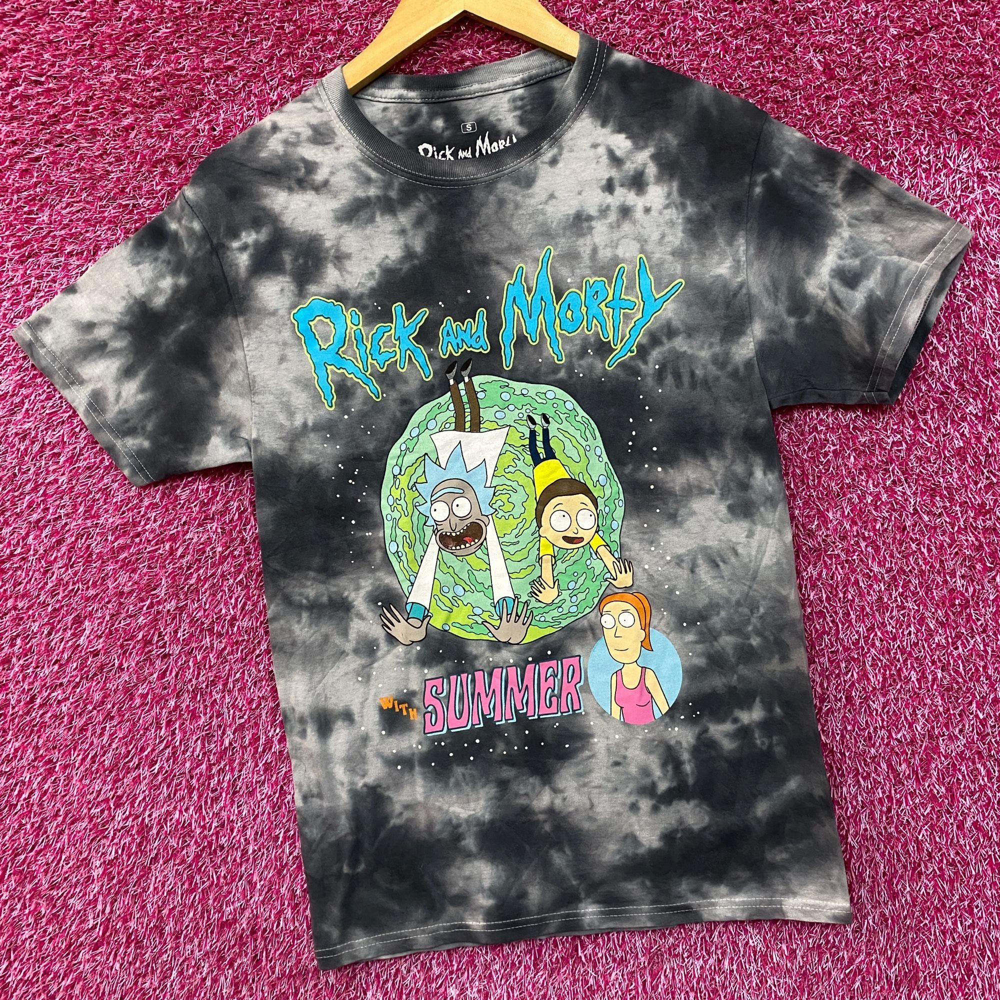 Ripple Junction Adult Swim Rick & Morty with Summer Tie Dye T-Shirt Size Sma Size US S / EU 44-46 / 1 - 3 Thumbnail