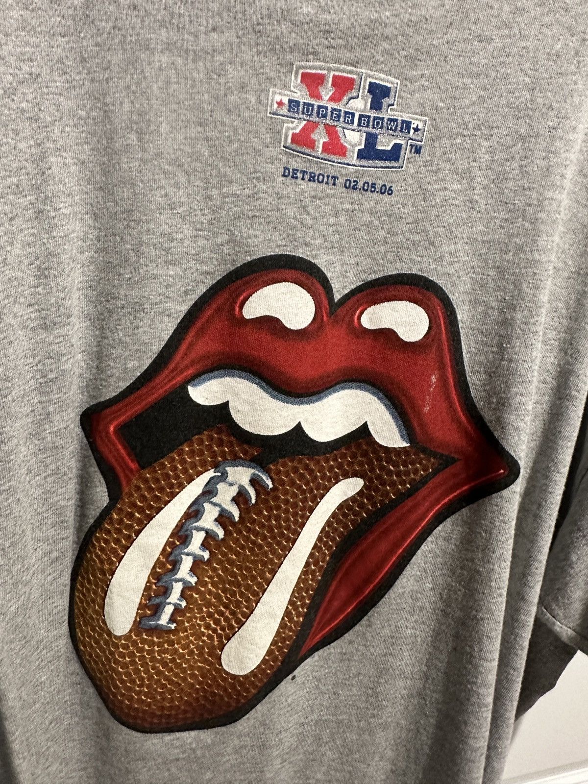 NFL Rolling Stones Superbowl 2/5/06 Shirt Size Mens XXL. Size US XXL / EU 58 / 5 - 2 Thumbnail