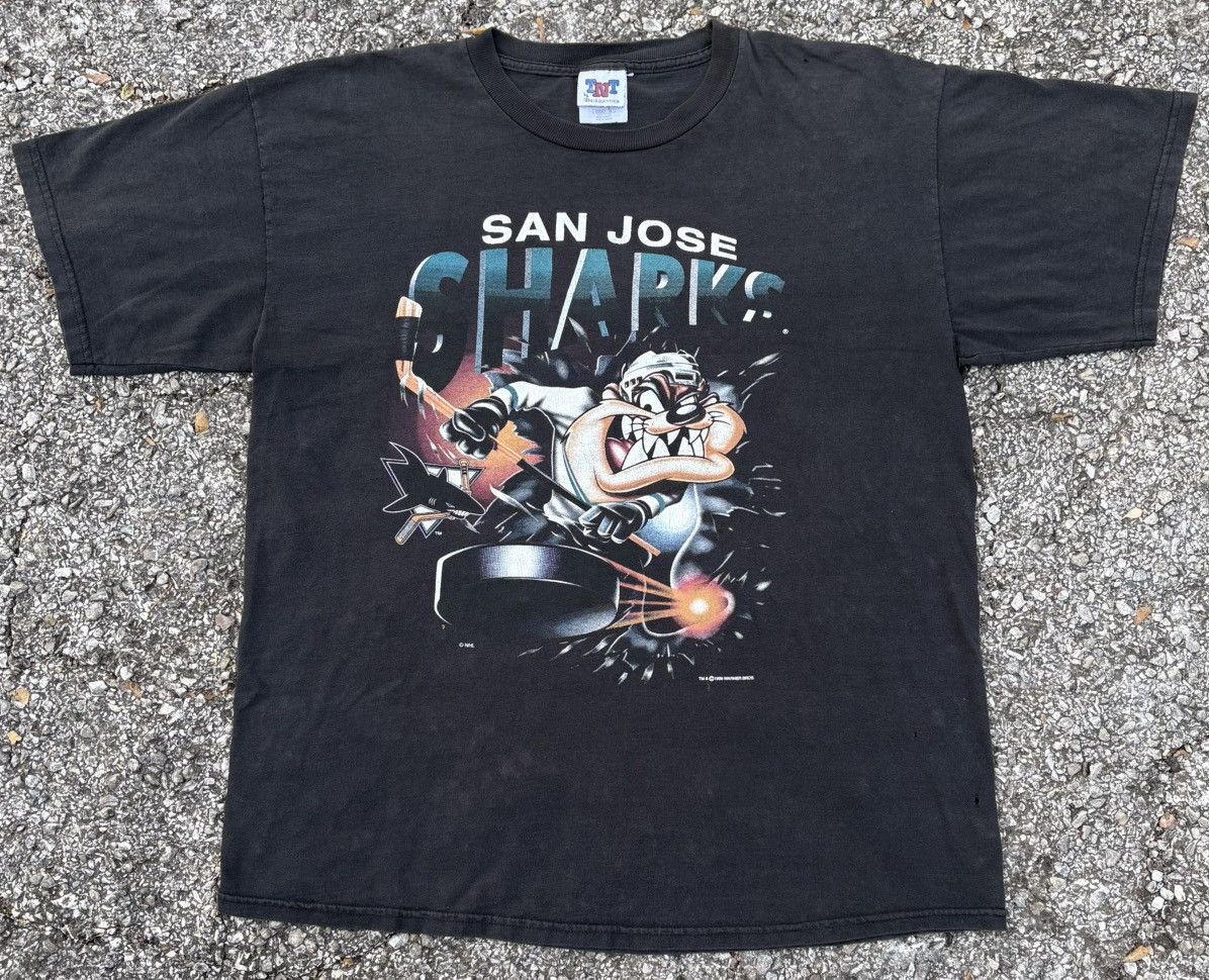 Other Vintage 1998 San Jose Sharks Taz Size US XL / EU 56 / 4 - 1 Thumbnail