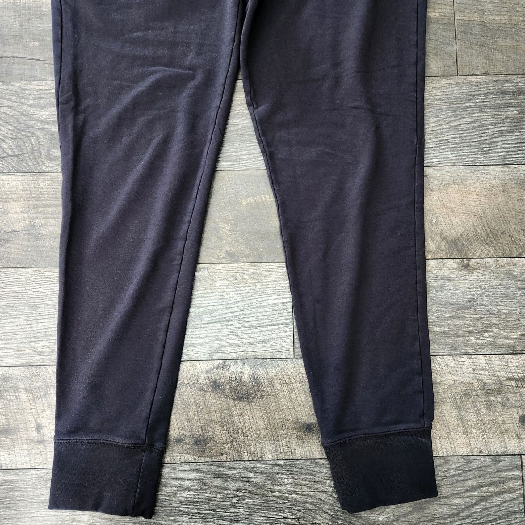 Vintage Greyson Sweatpants Joggers Mens Large Black Fleece Drawstring Athletic Gym Regular Straight Pockets Logo Size US 33 - 2 Thumbnail