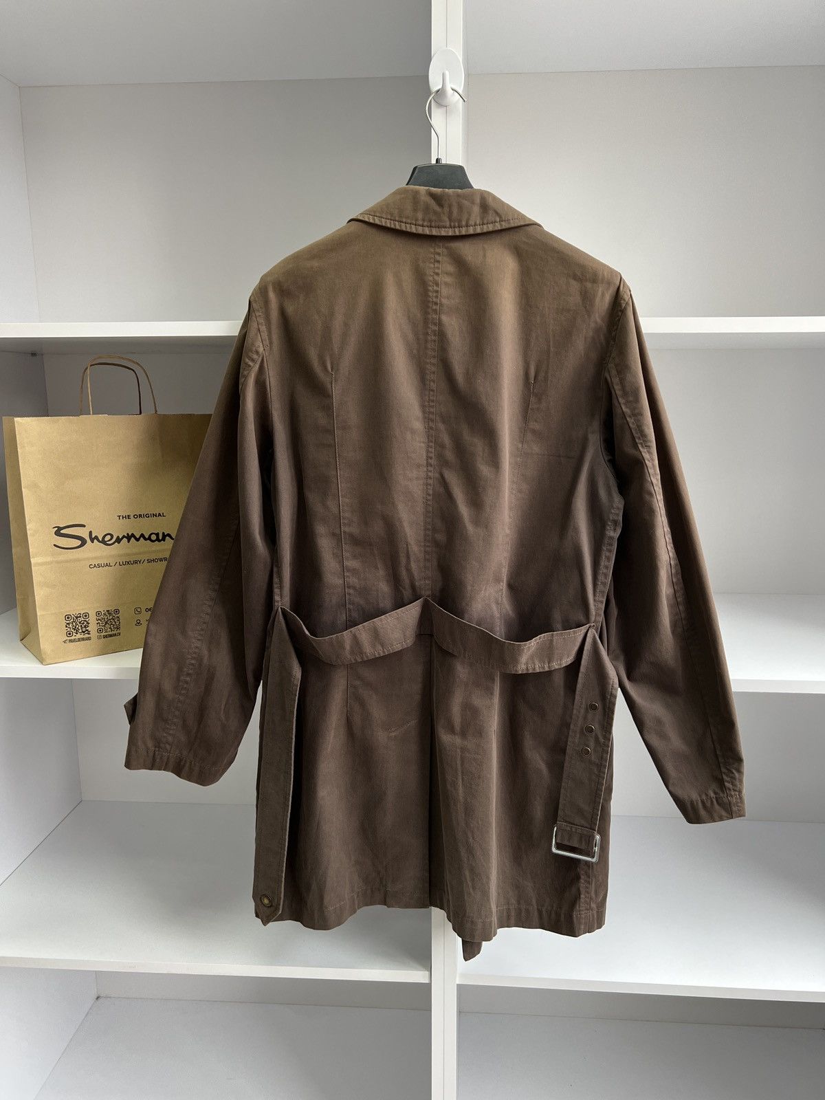Dolce & Gabbana × Vintage Vintage Dolce Gabbana brown old money style trench coat Size US M / EU 48-50 / 2 - 17 Thumbnail