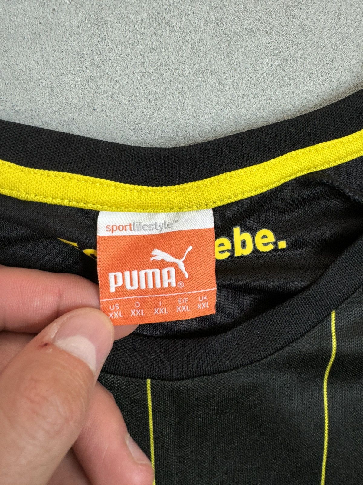 Puma Gundogan BVB Dortmund Away Soccer Football Jersey Size US XL / EU 56 / 4 - 4 Thumbnail