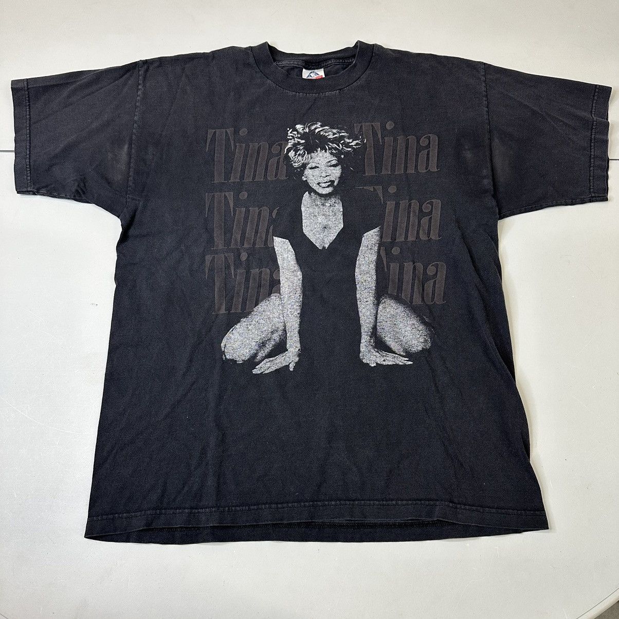 image of Vintage Tina Turner Shirt 1997 Wildest Dreams Tour Queen in Black, Men's (Size XL)