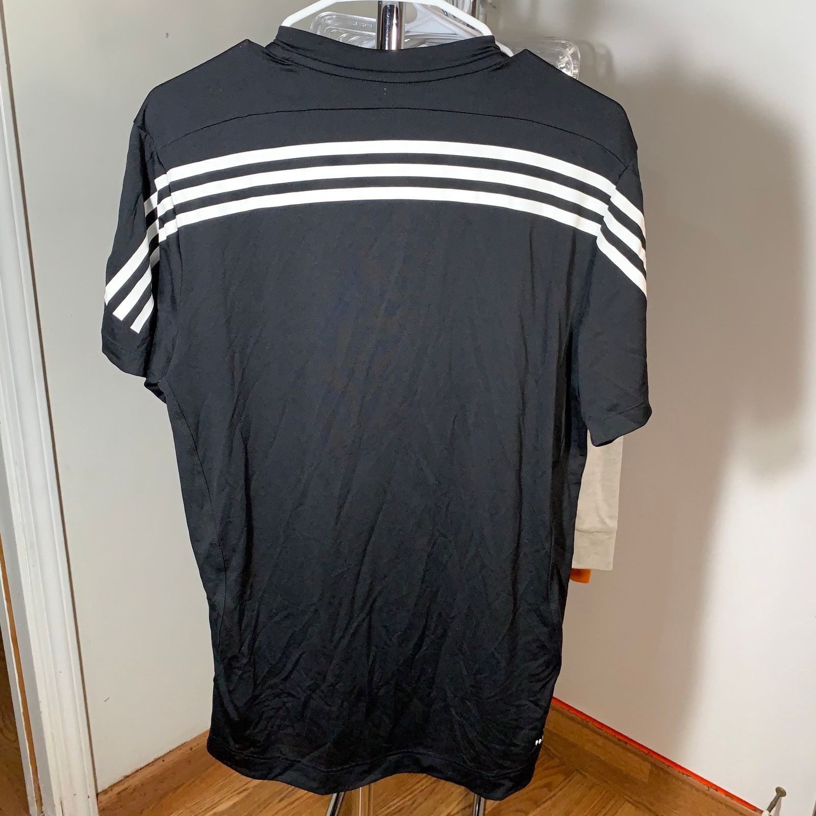 Adidas Adidas Primeblue Men's Black Short Sleeve Shrits Size M Size US M / EU 48-50 / 2 - 2 Thumbnail
