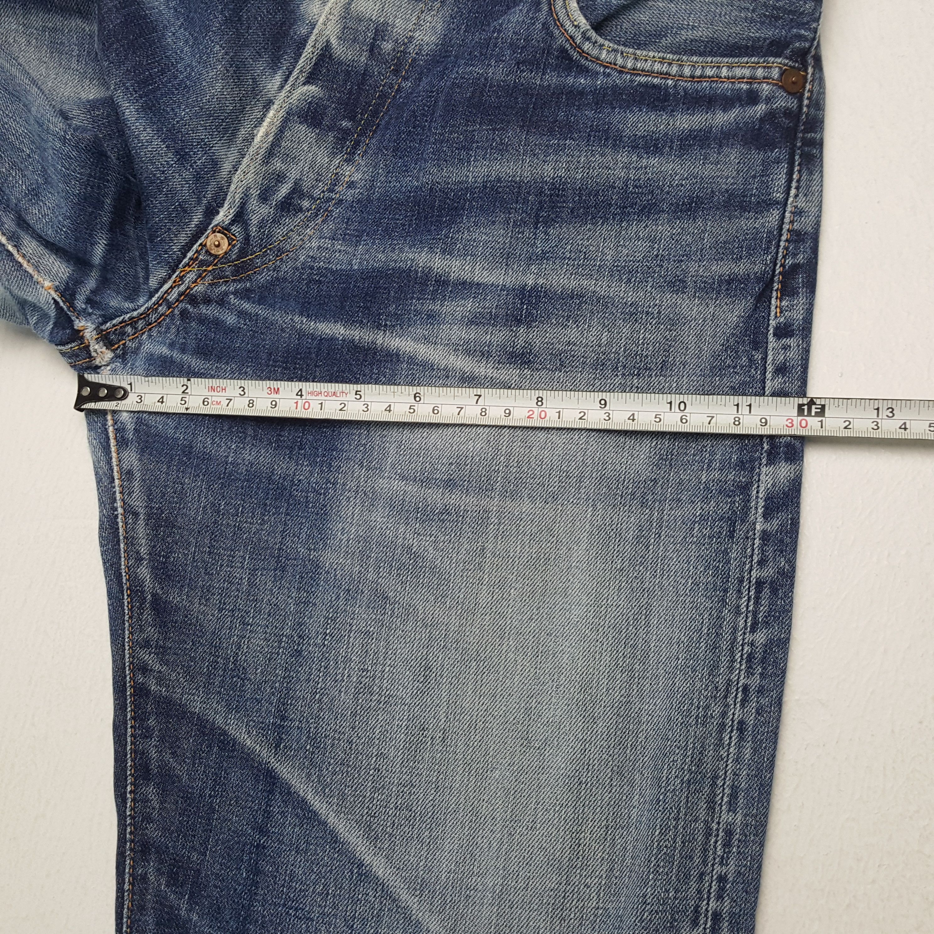 Japanese Brand × Vintage Yamane EVISU Japanese Brand Streetwear Custom Daicock Jeans Size US 29 - 9 Thumbnail