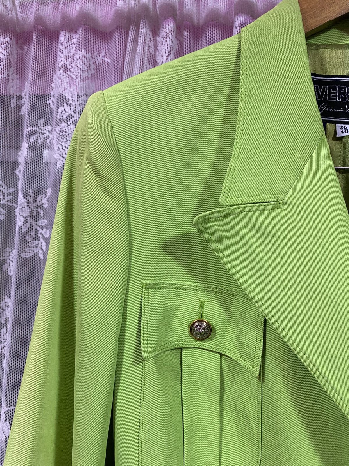 Versace Vintage 70s Gianni Versace Collection Double Breasted Jacket Size S / US 4 / IT 40 - 10 Thumbnail