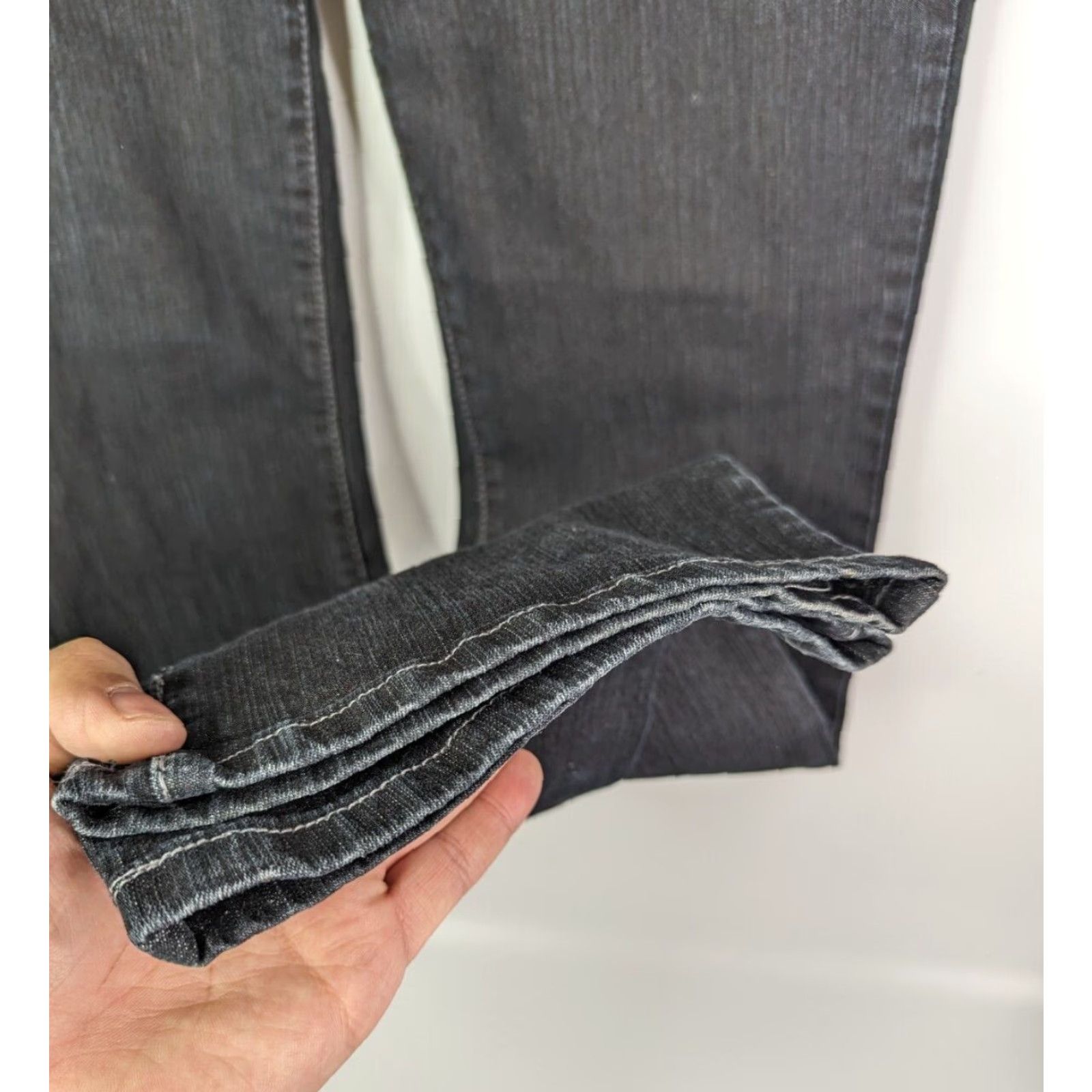 Vintage VINTAGE Bubblegum Jeans Womens Jr Size 15/16 Dark Wash Mid Rise Embelished Denim Jeans Size 36" / US 14 / IT 50 - 5 Thumbnail