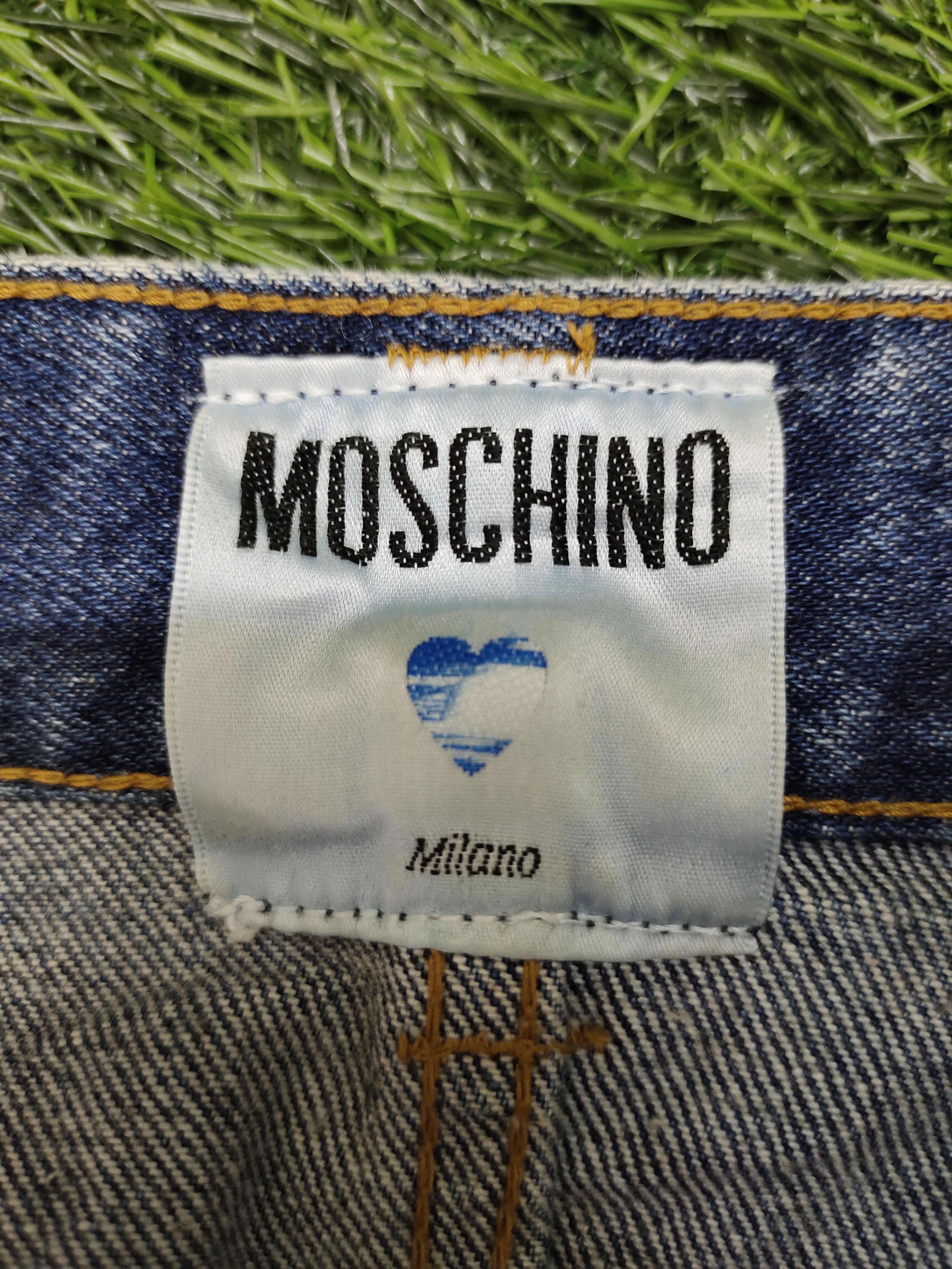 Moschino Vintage 90s Moschino Denim Jeans High Rise Size 24" / US 00 / IT 34 - 17 Thumbnail