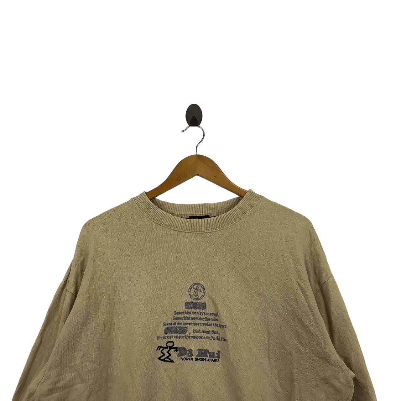 Vintage Vintage DA HUI HAWAII North Shore Surfing Roots Sweatshirt Size L / US 10 / IT 46 - 3 Thumbnail
