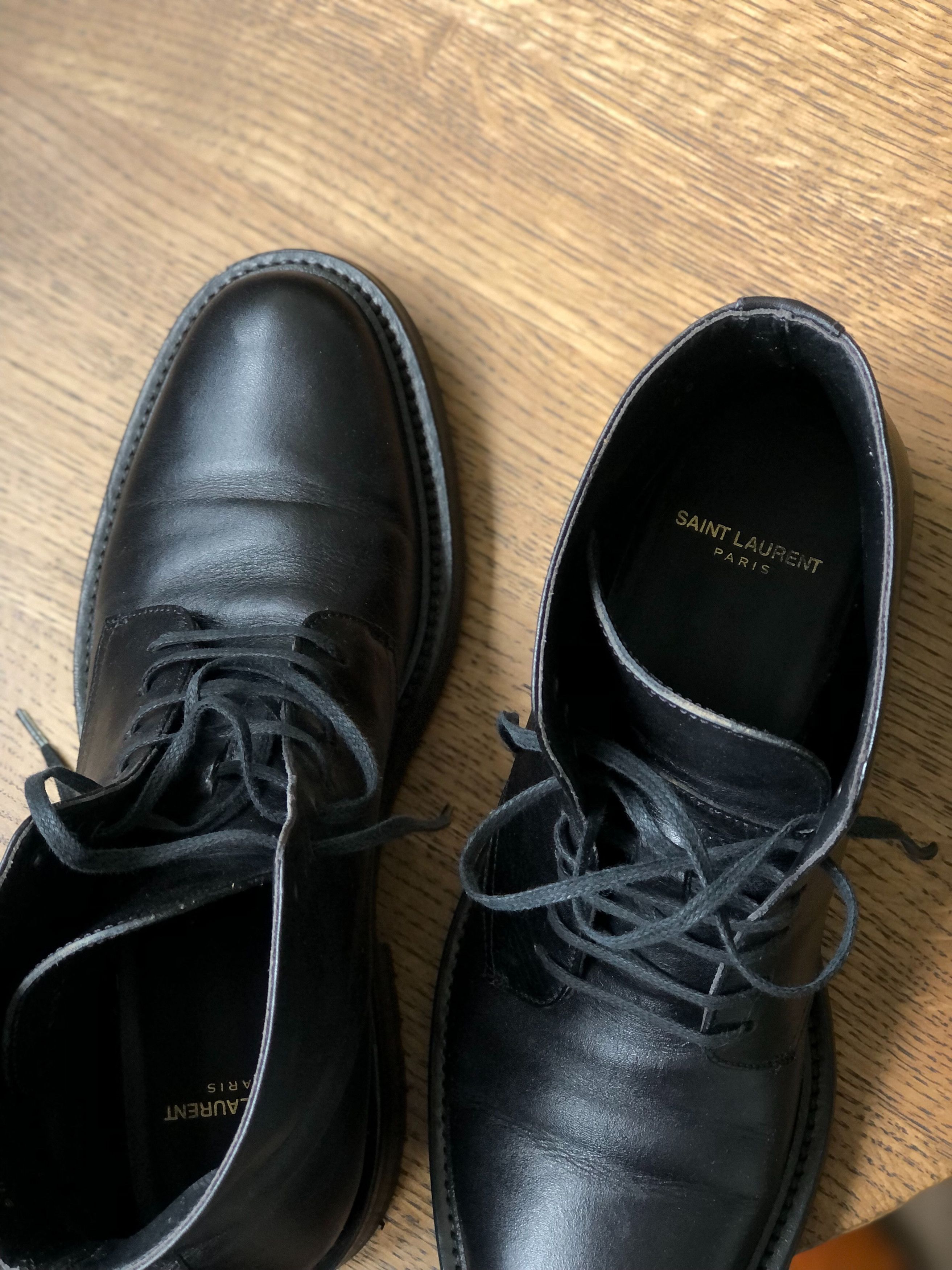Saint Laurent Paris Saint Laurent Paris Army Lace-Up Boots Size US 9 / IT 39 - 3 Thumbnail