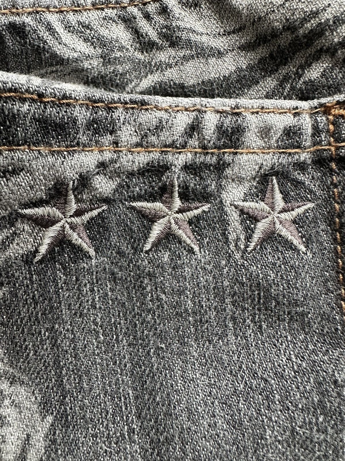 Boycott SS1996 - Boycott Japan trompe l'oeil laser printed jeans Size US 33 - 13 Thumbnail