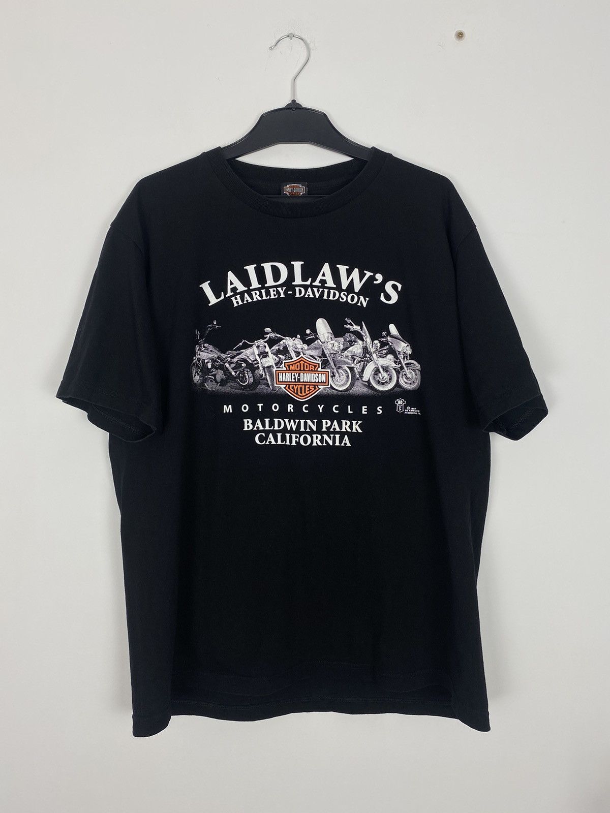 Harley Davidson × Vintage × West Coast Choppers Harley-Davidson Laidlaw’s XL 3D 1987 Vintage Tee graphic Size US XL / EU 56 / 4 - 1 Thumbnail