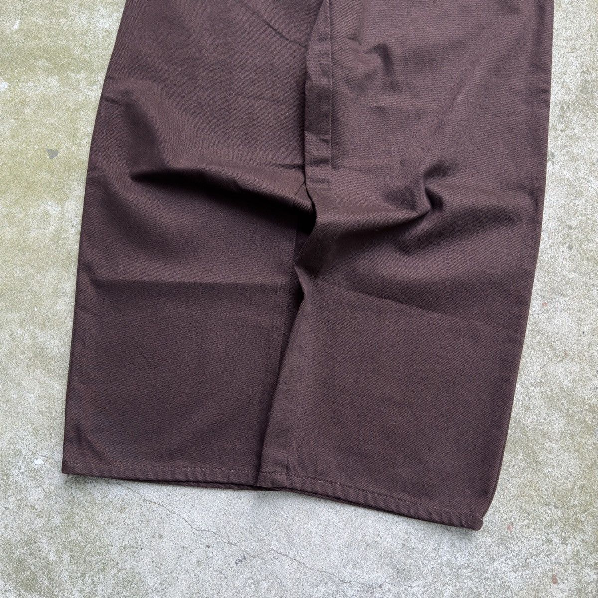 JNCO VINTAGE INTERSTATE BAGGY BROWN WIDE LEG DENIM SKATER JEANS Size US 35 - 13 Thumbnail