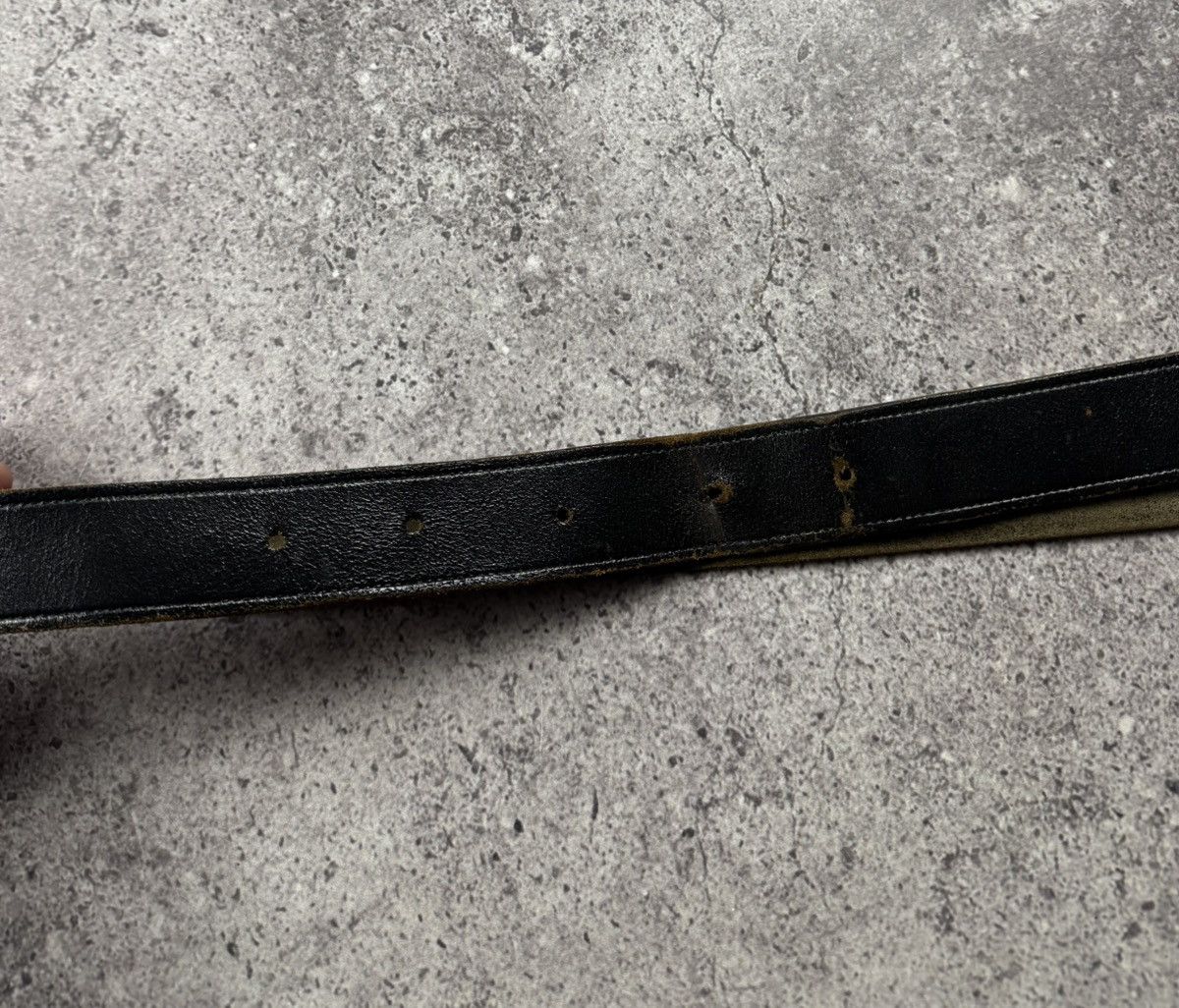 Japanese Brand 00’s NUMBER NINE STYLE WESTERN LEATHER RARE Y2K BELT VINTAGE Size ONE SIZE - 7 Thumbnail