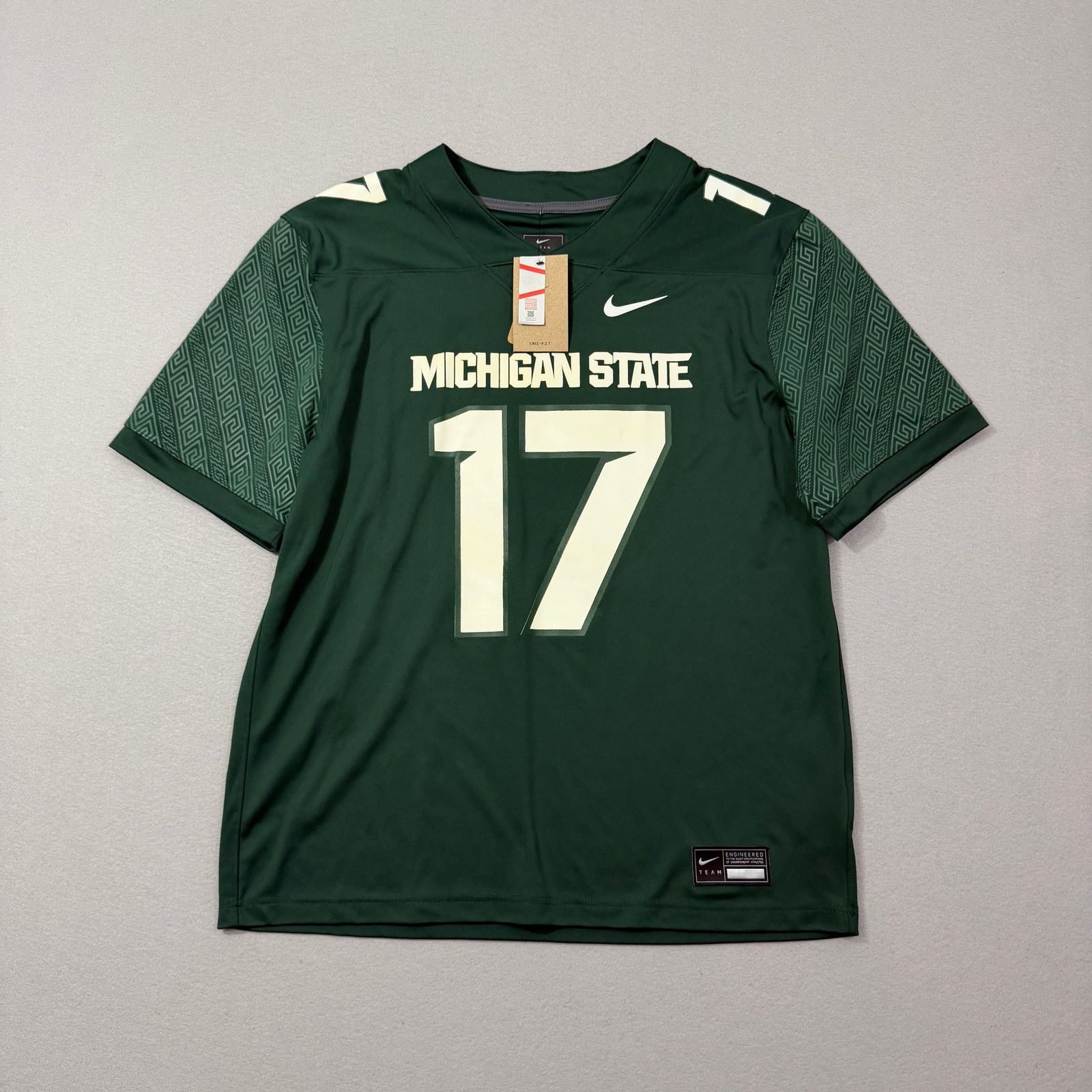 Nike Nike Michigan State Spartans Tre Mosley Jersey Large NEW Size US L / EU 52-54 / 3 - 1 Thumbnail