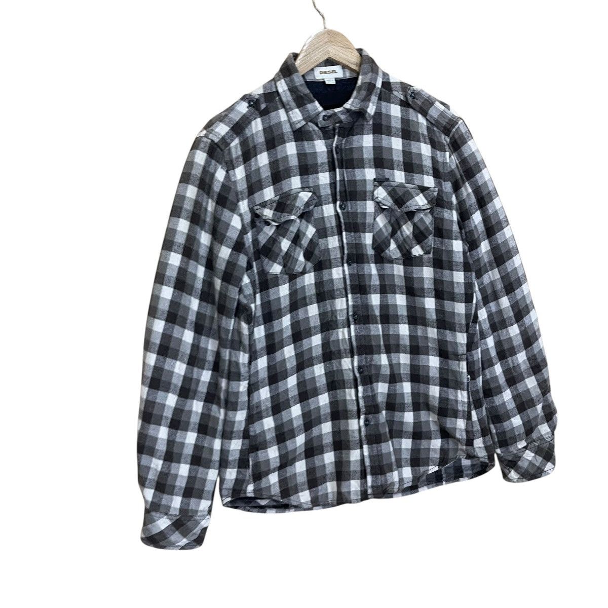 Diesel DIESEL CHECKED BUTTON JACKET Size US M / EU 48-50 / 2 - 2 Thumbnail