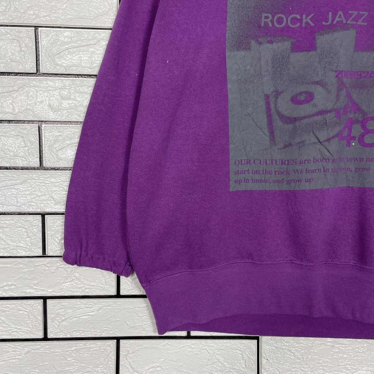 Japanese Brand Japanese Brand Rock & Jazz Sweatshirt Size L / US 10 / IT 46 - 3 Thumbnail