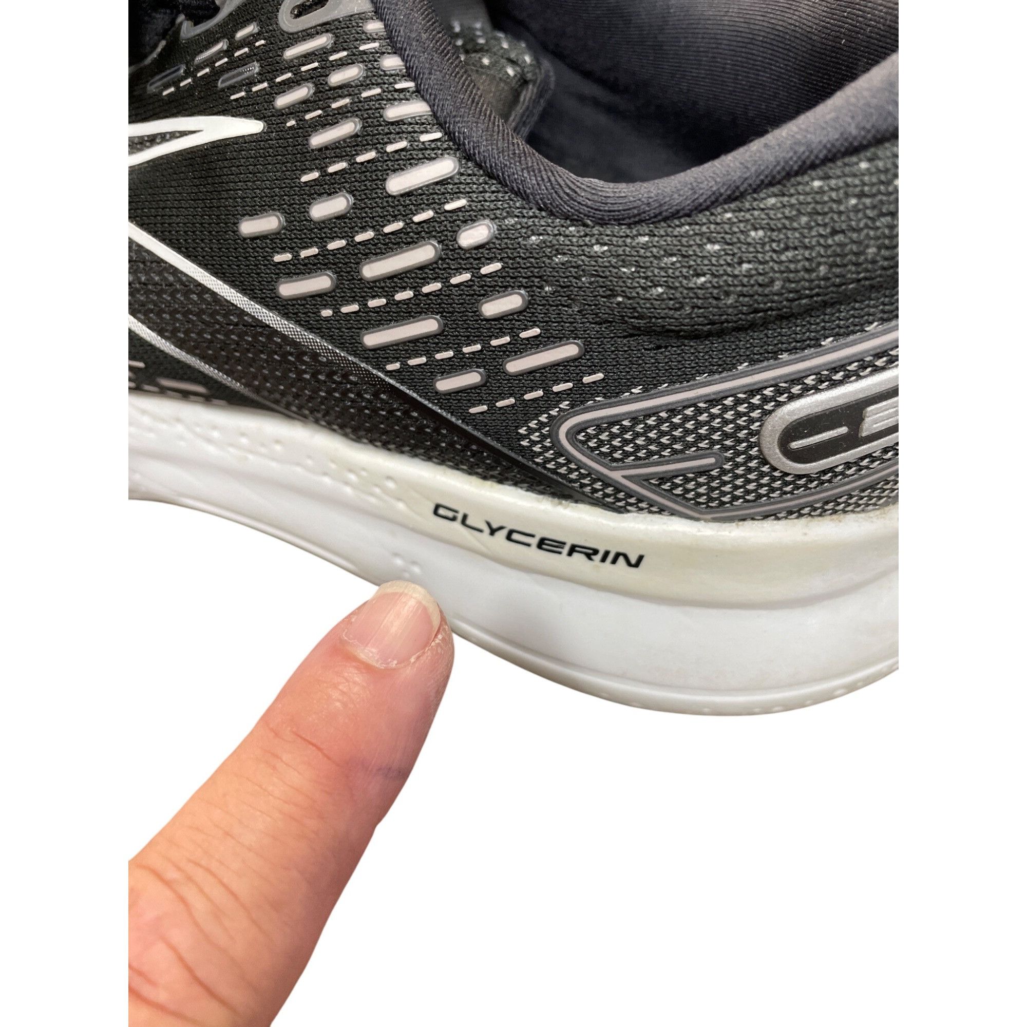 Brooks Brooks Glycerin 20 Womans Black White Running Shoes sneakers Size US 11 / IT 41 - 17 Thumbnail